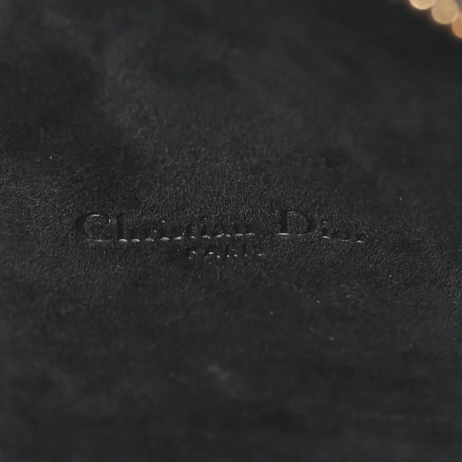 Grained Calfskin Caro Double Pouch Black - Image 6