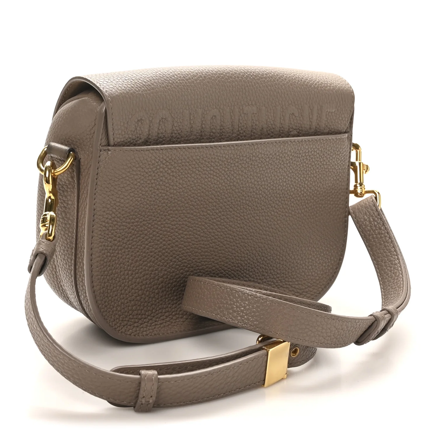 Grained Calfskin Medium Bobby Flap Warm Taupe - Image 3