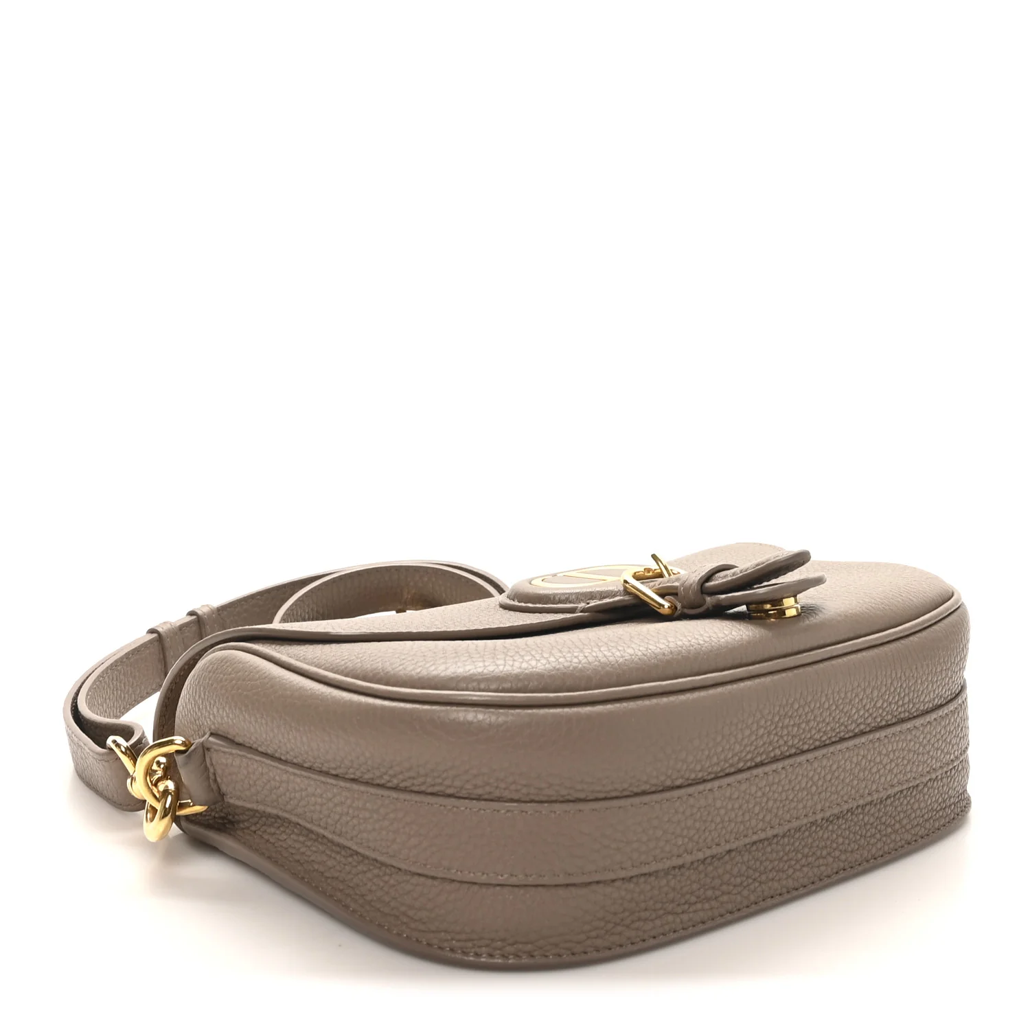 Grained Calfskin Medium Bobby Flap Warm Taupe - Image 4