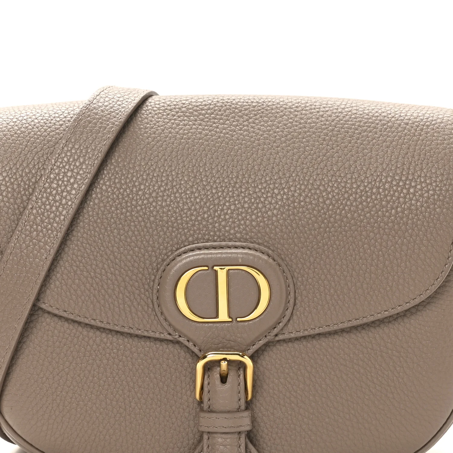 Grained Calfskin Medium Bobby Flap Warm Taupe - Image 7