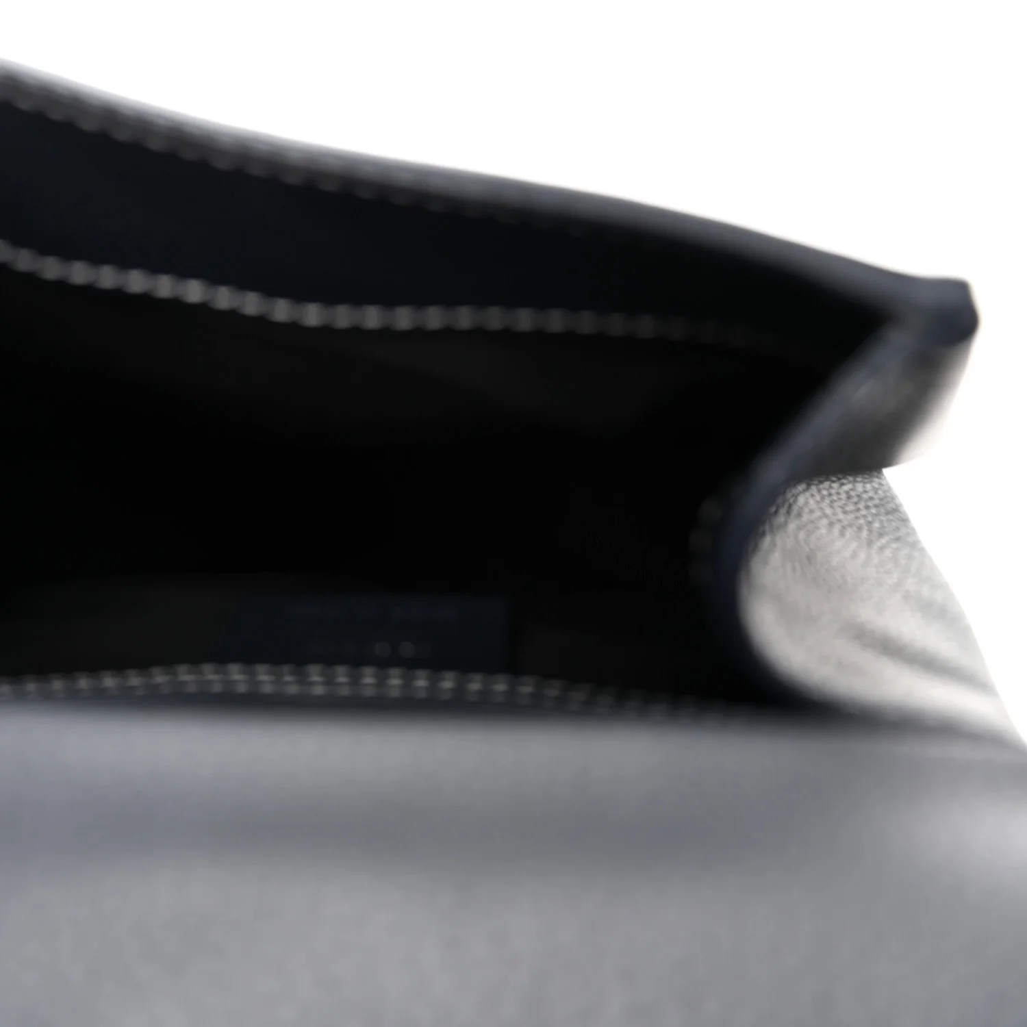 Grained Calfskin Mini Gallop Sling Bag Navy Blue - Image 5
