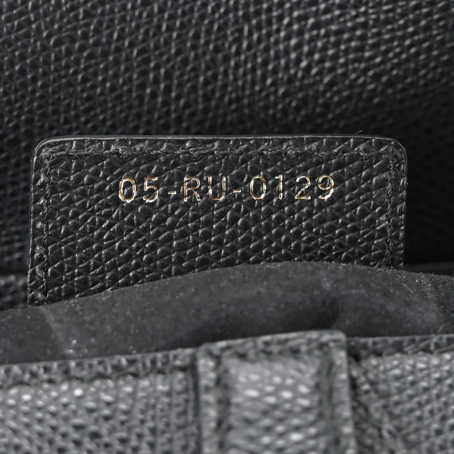 Grained Calfskin Saddle Bag Black - Image 7