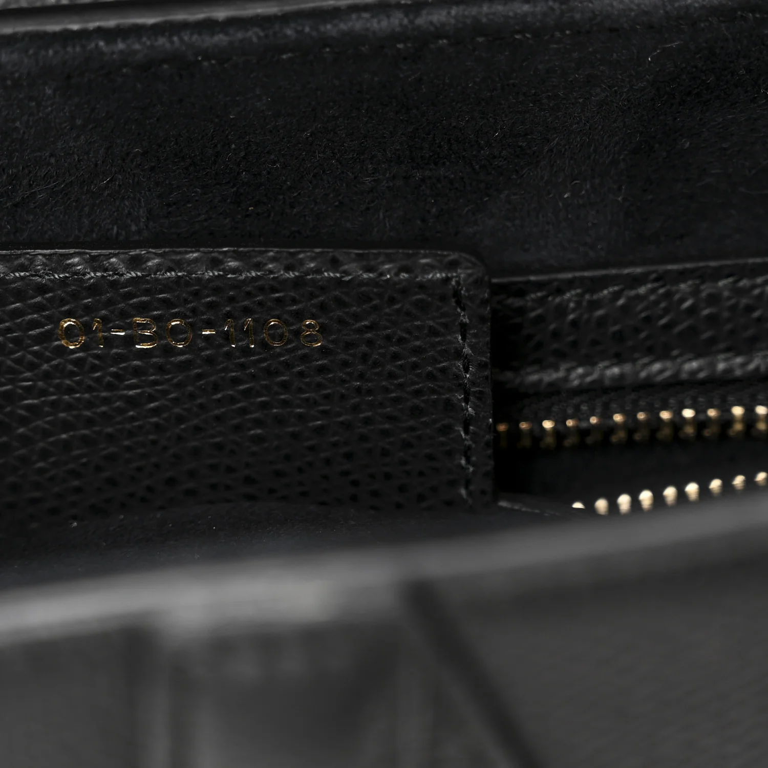 Grained Calfskin Saddle Bag Black - Image 7