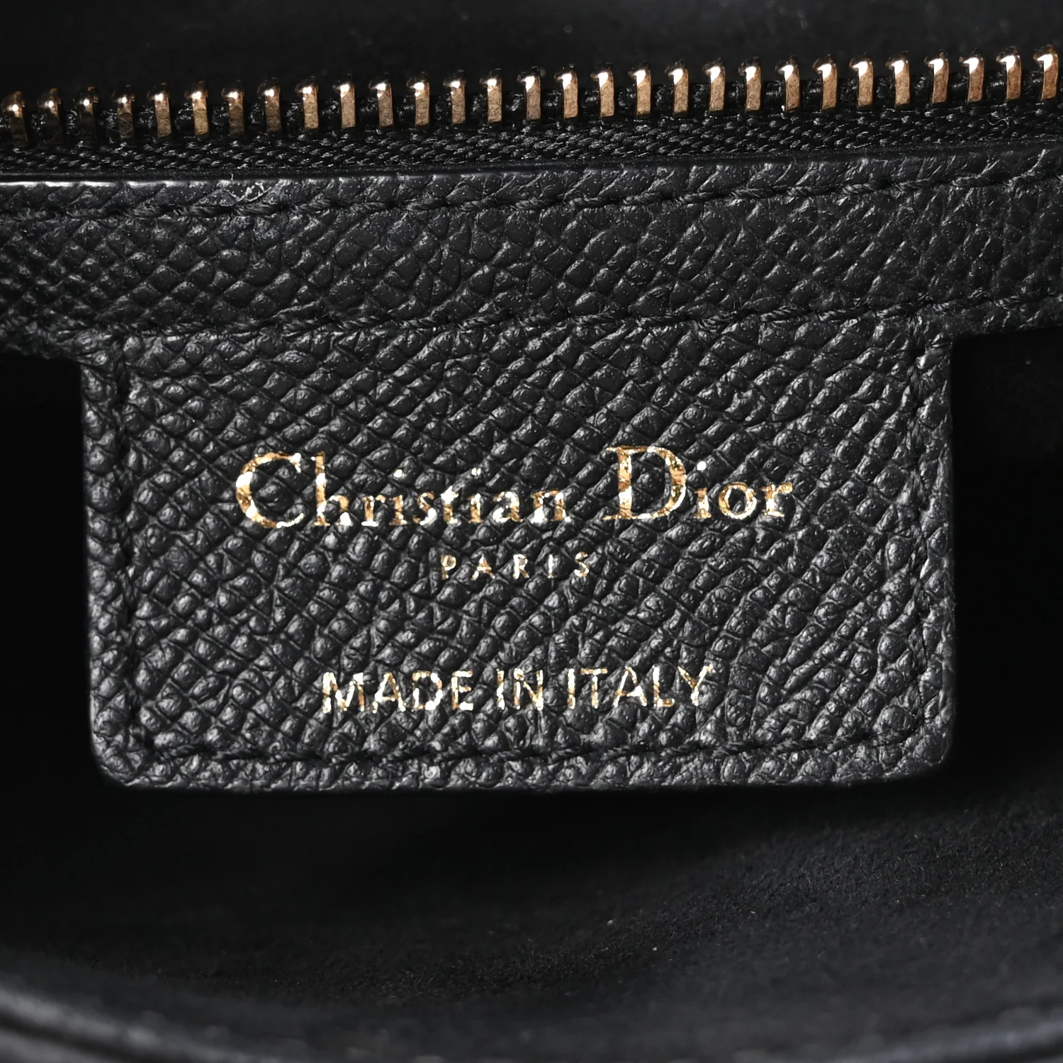 Grained Calfskin Saddle Bag Black - Image 6