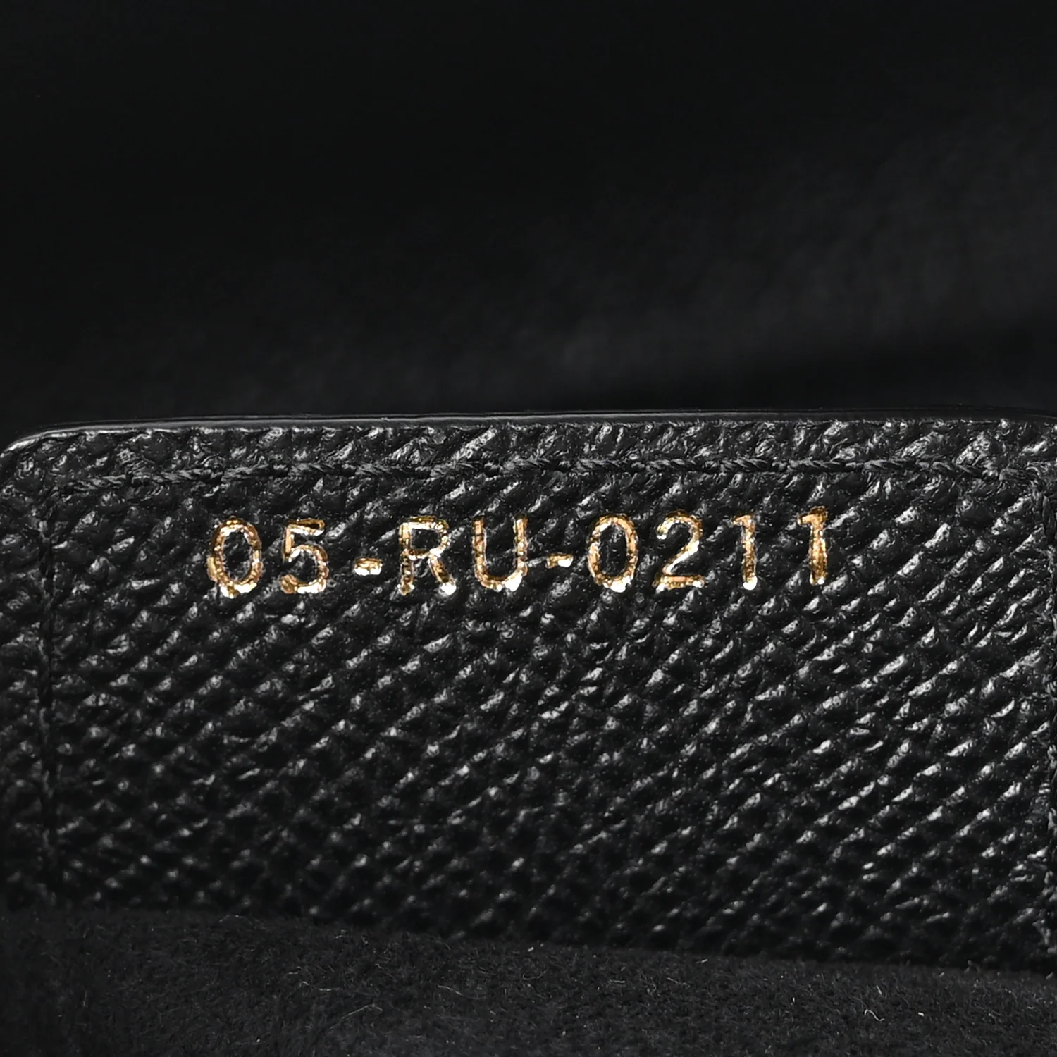 Grained Calfskin Saddle Bag Black - Image 7