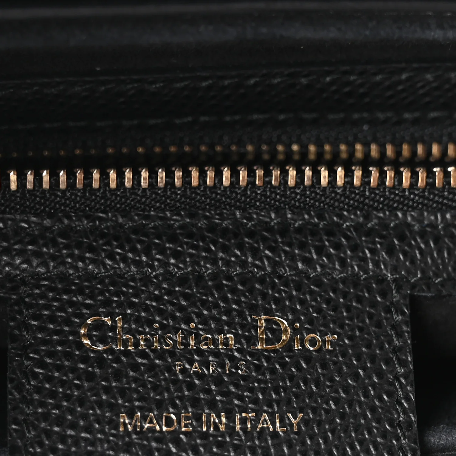 Grained Calfskin Saddle Bag Black - Image 6