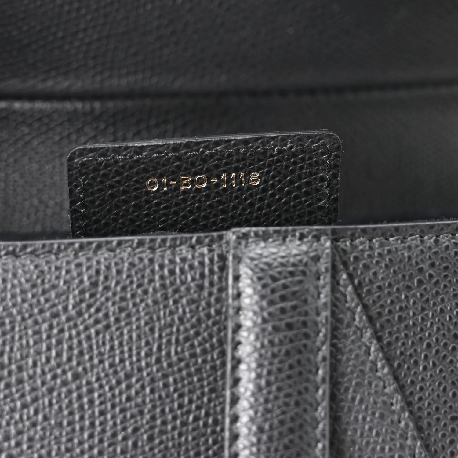 Grained Calfskin Saddle Bag Black - Image 7