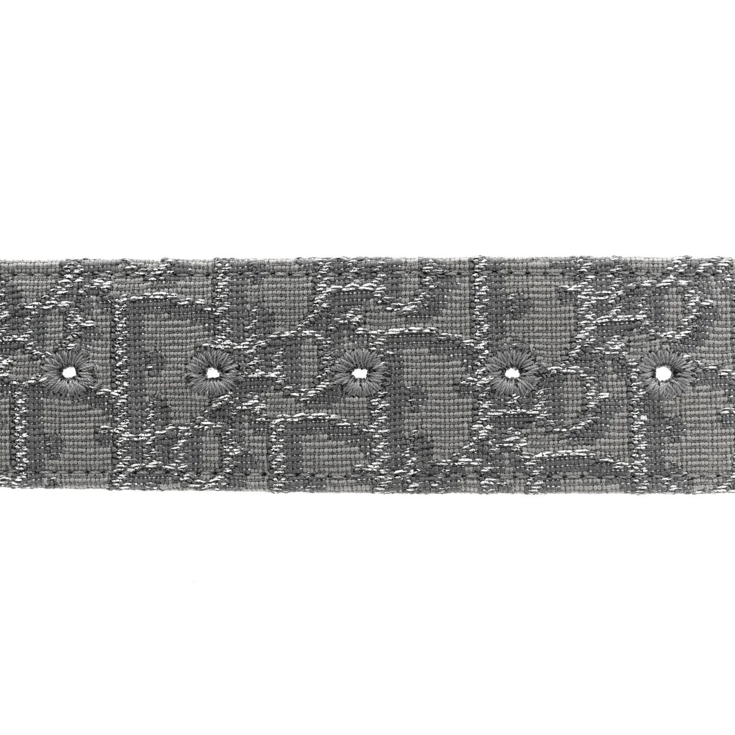 Jacquard Oblique Cosmo Belt 85 34 Silver - Image 3
