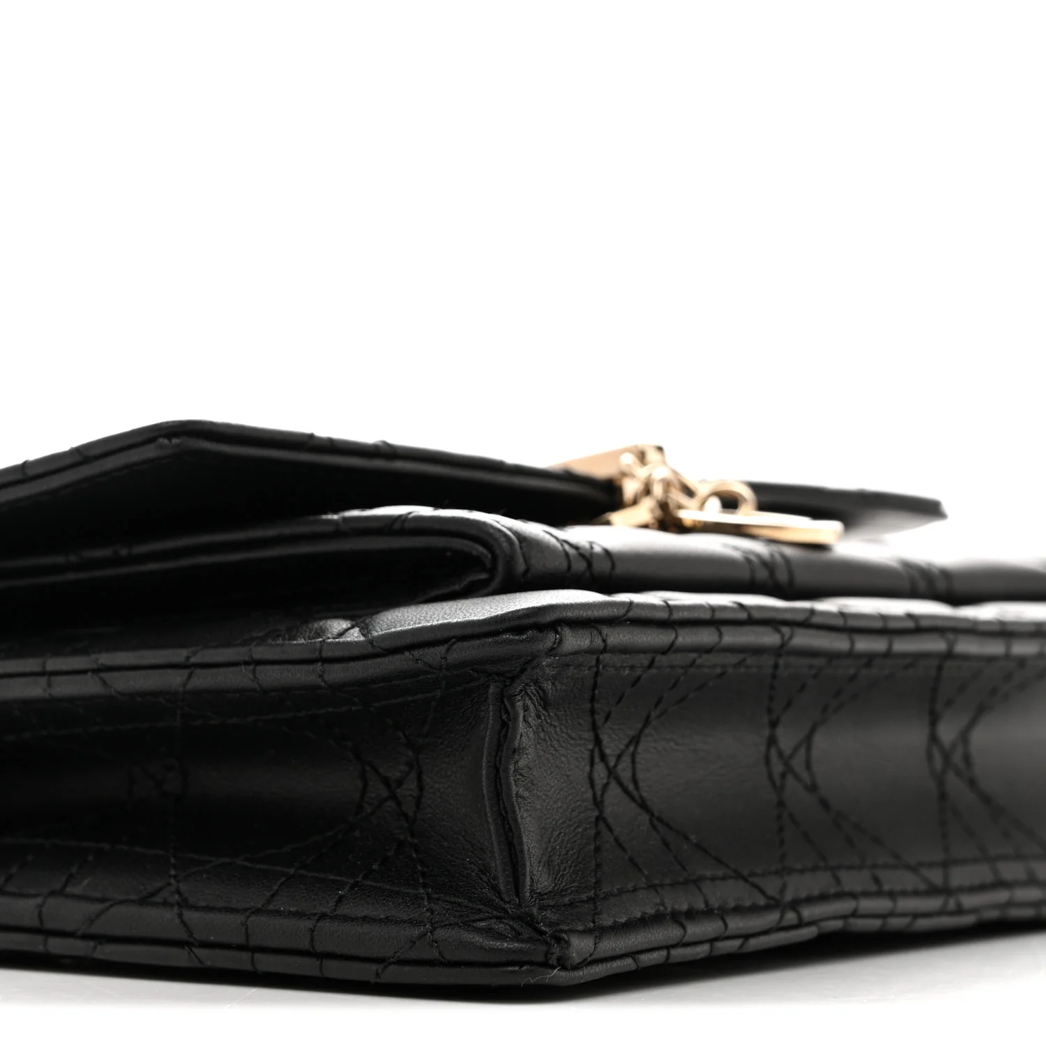 Lambskin Cannage Chain My Dior Daily Chain Pouch Black - Image 10