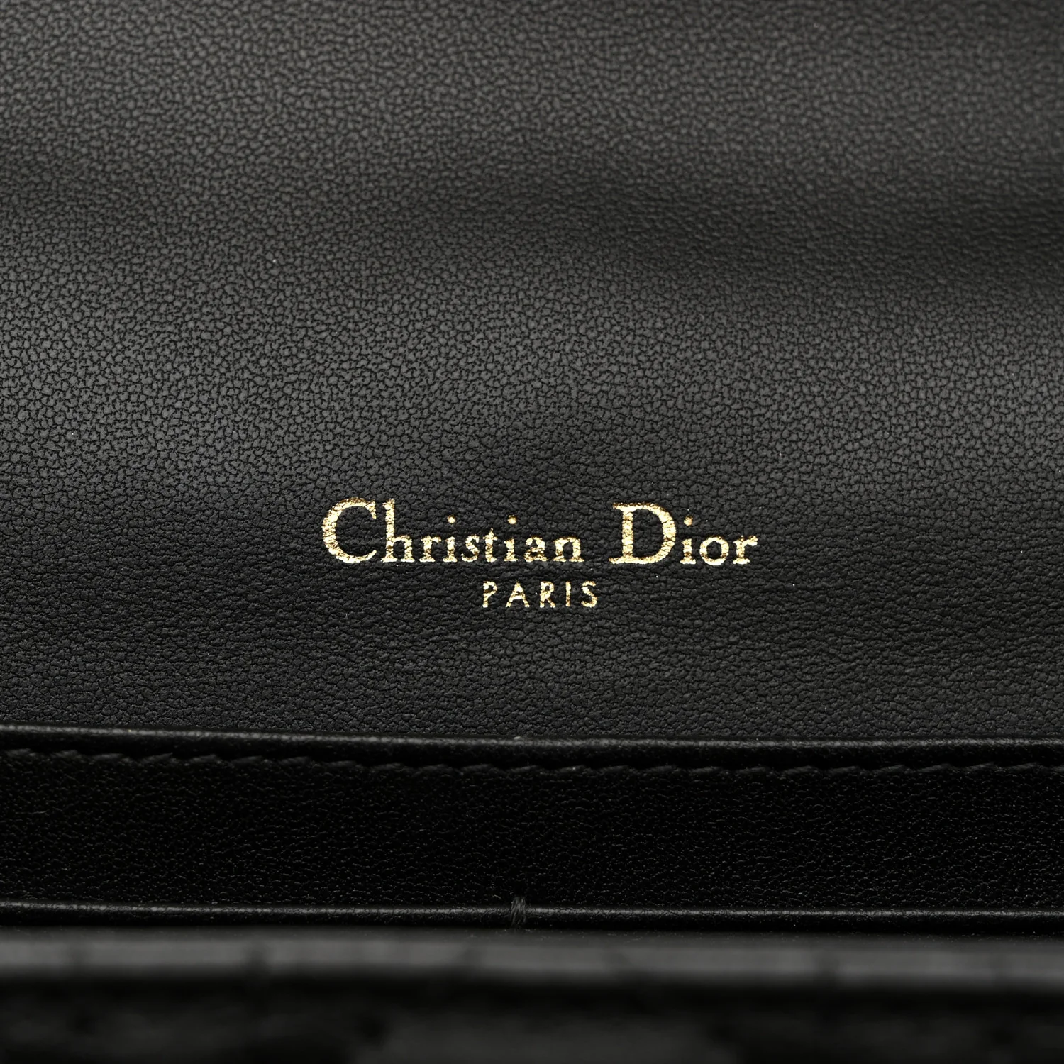 Lambskin Cannage Chain My Dior Daily Chain Pouch Black - Image 6