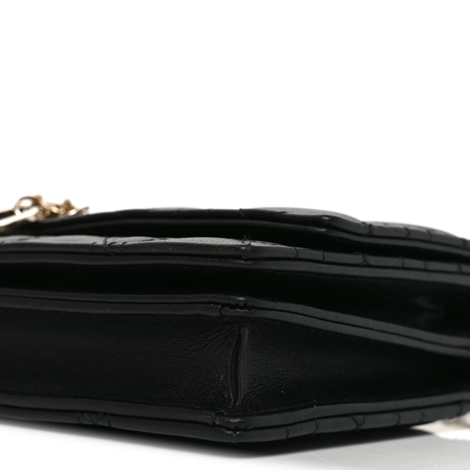 Lambskin Cannage Lady Dior Phone Pouch Black - Image 8