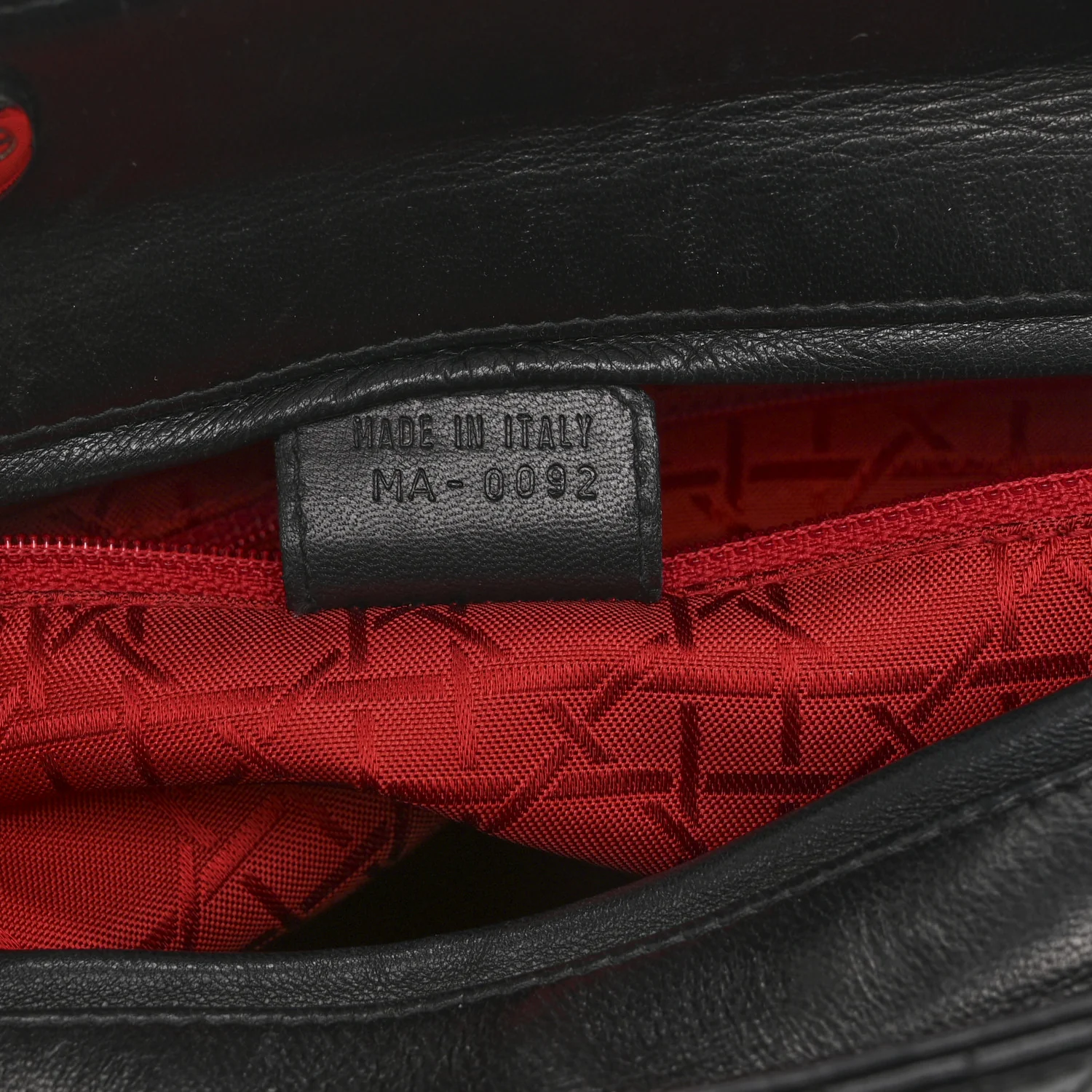 Lambskin Cannage Large Lady Dior Black - Image 7