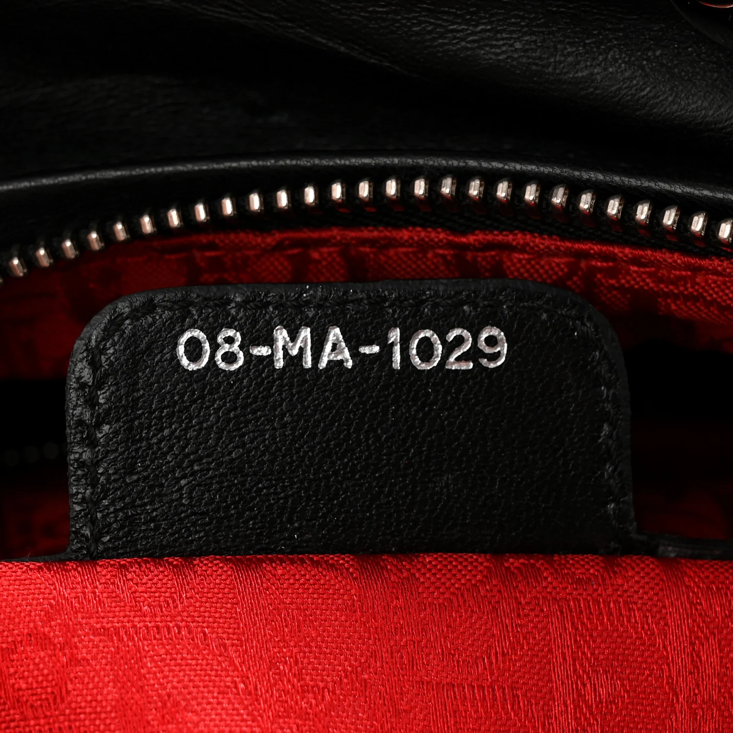 Lambskin Cannage Large Lady Dior Black - Image 7