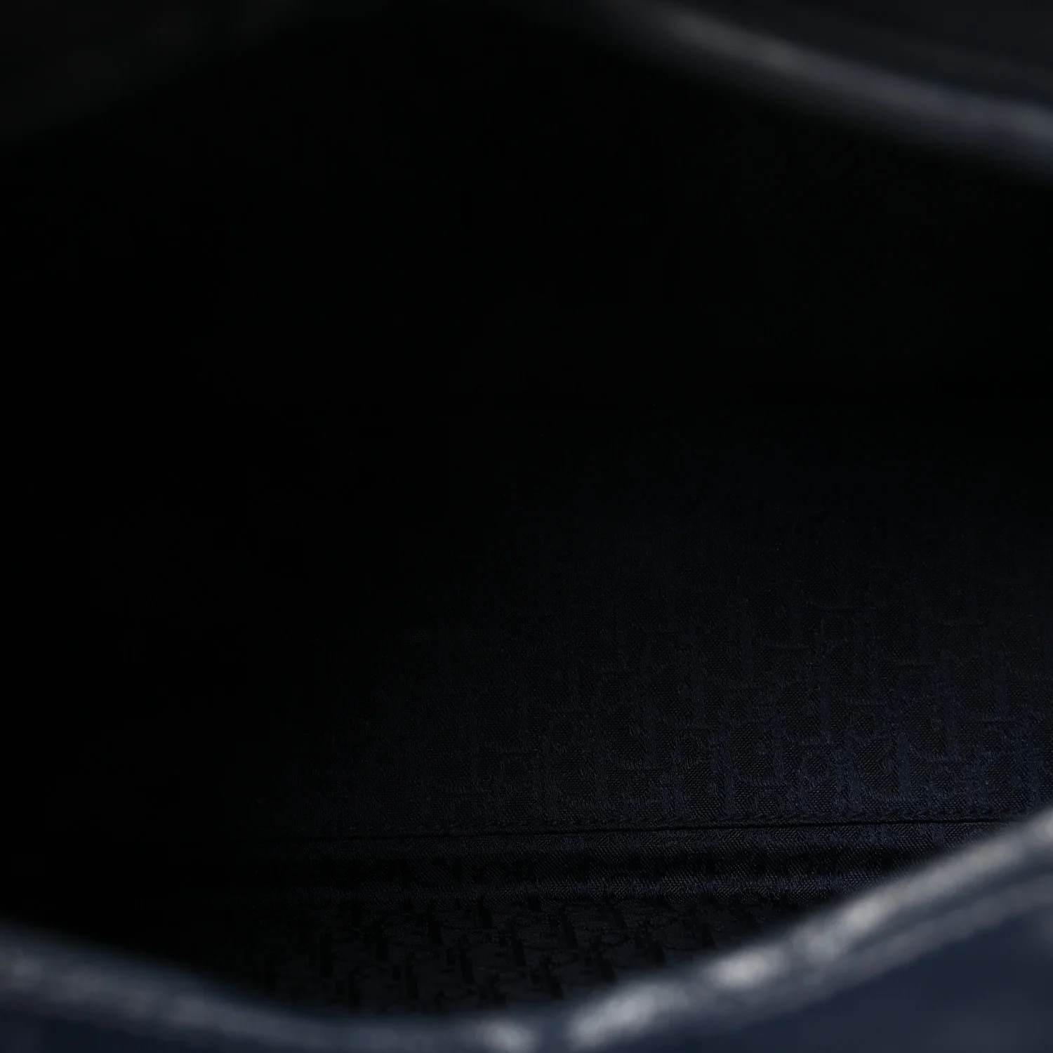 Lambskin Cannage Large Lady Dior Navy Blue - Image 5