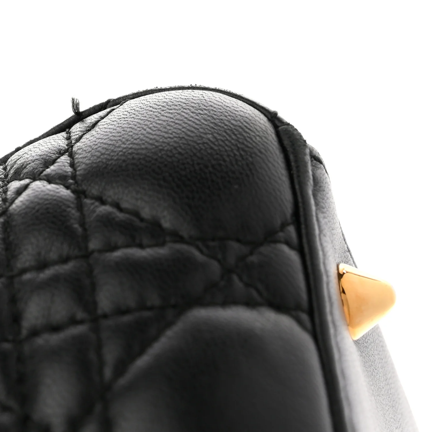 Lambskin Cannage Medium Lady Dior Black - Image 12