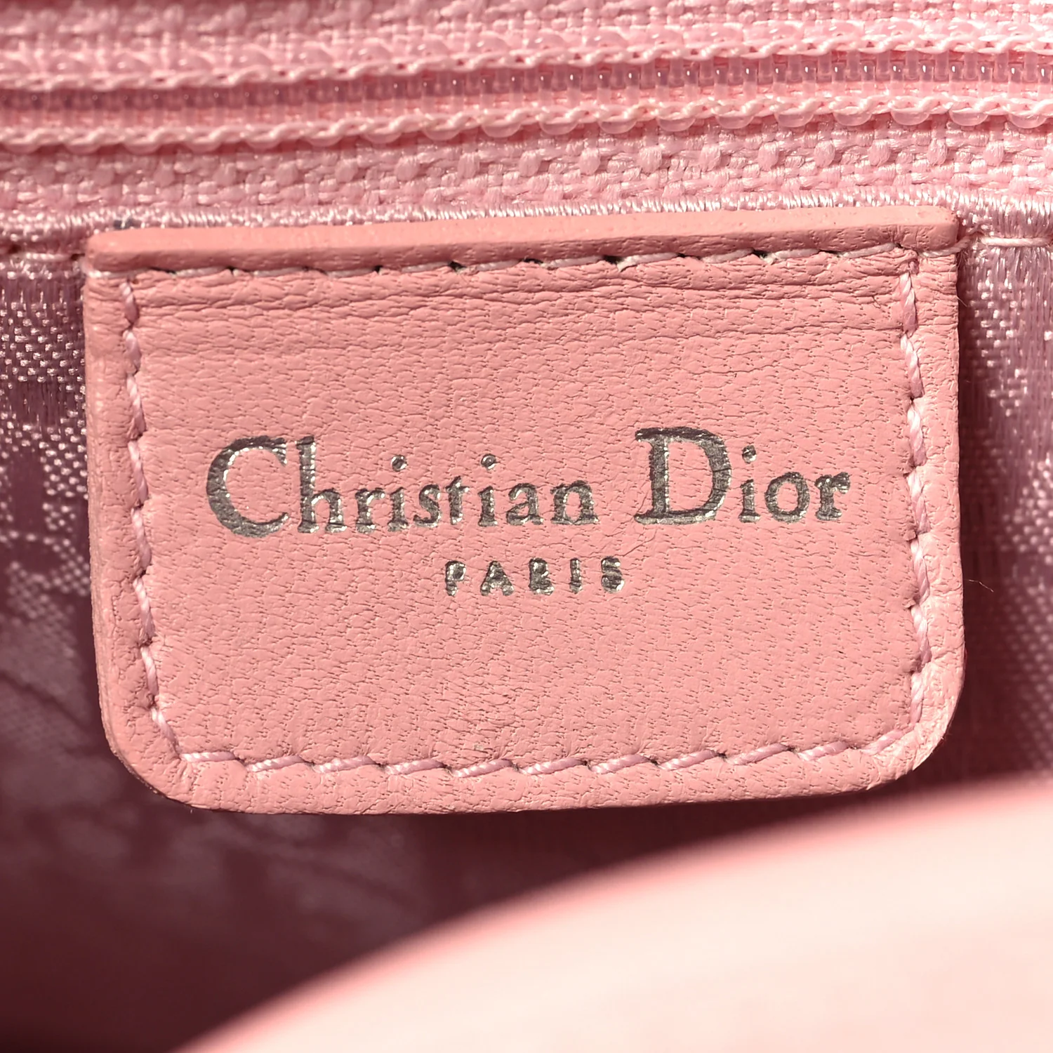 Lambskin Cannage Medium Lady Dior Light Pink - Image 6