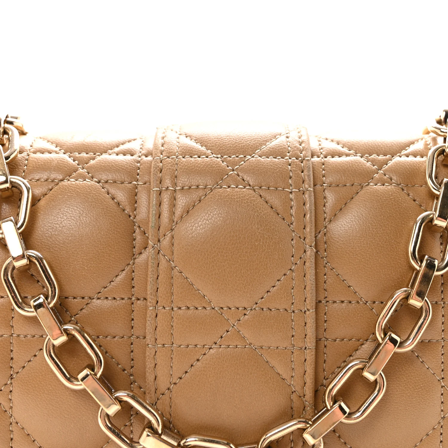 Lambskin Cannage Medium Miss Dior Flap Beige - Image 7