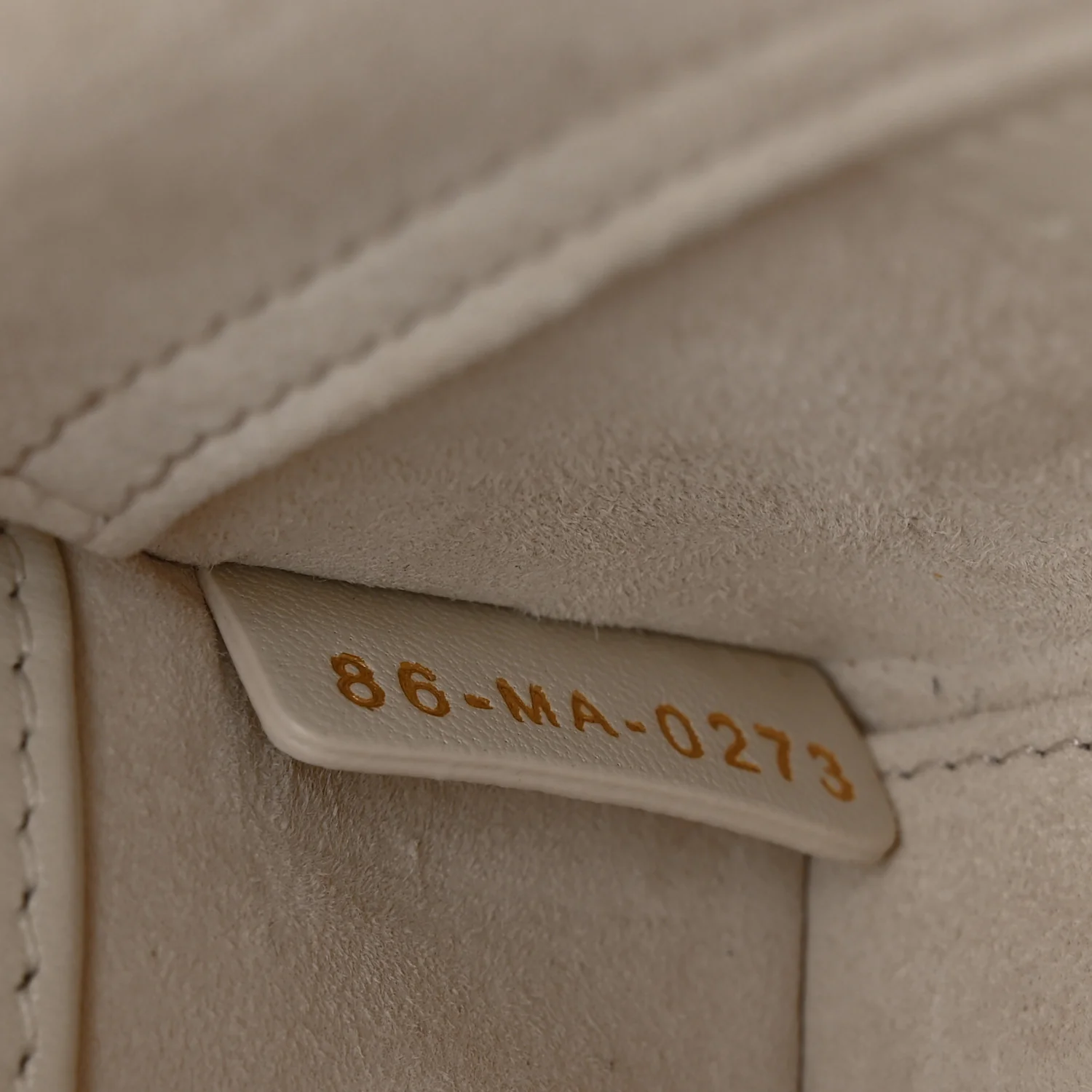 Lambskin Cannage Micro Lady D-Joy Latte - Image 7