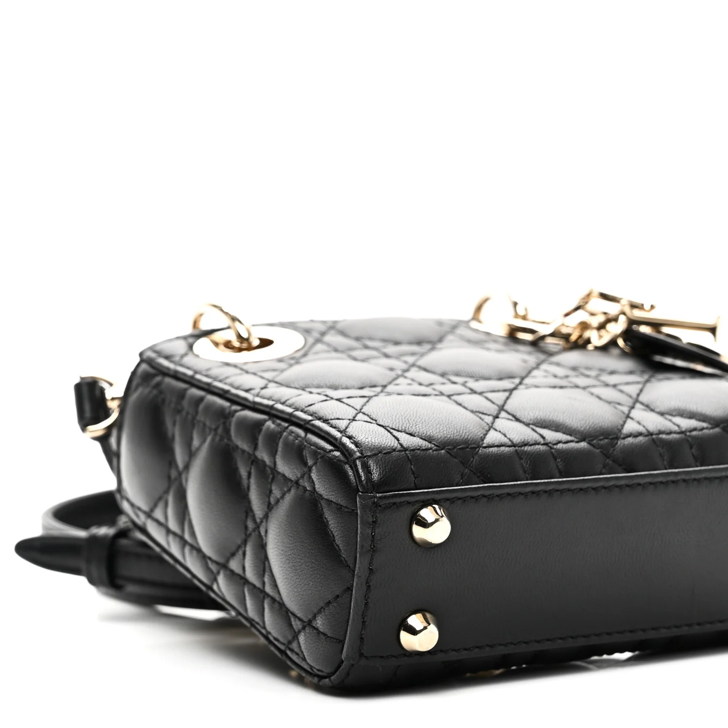 Lambskin Cannage Micro Lady Dior Black - Image 8
