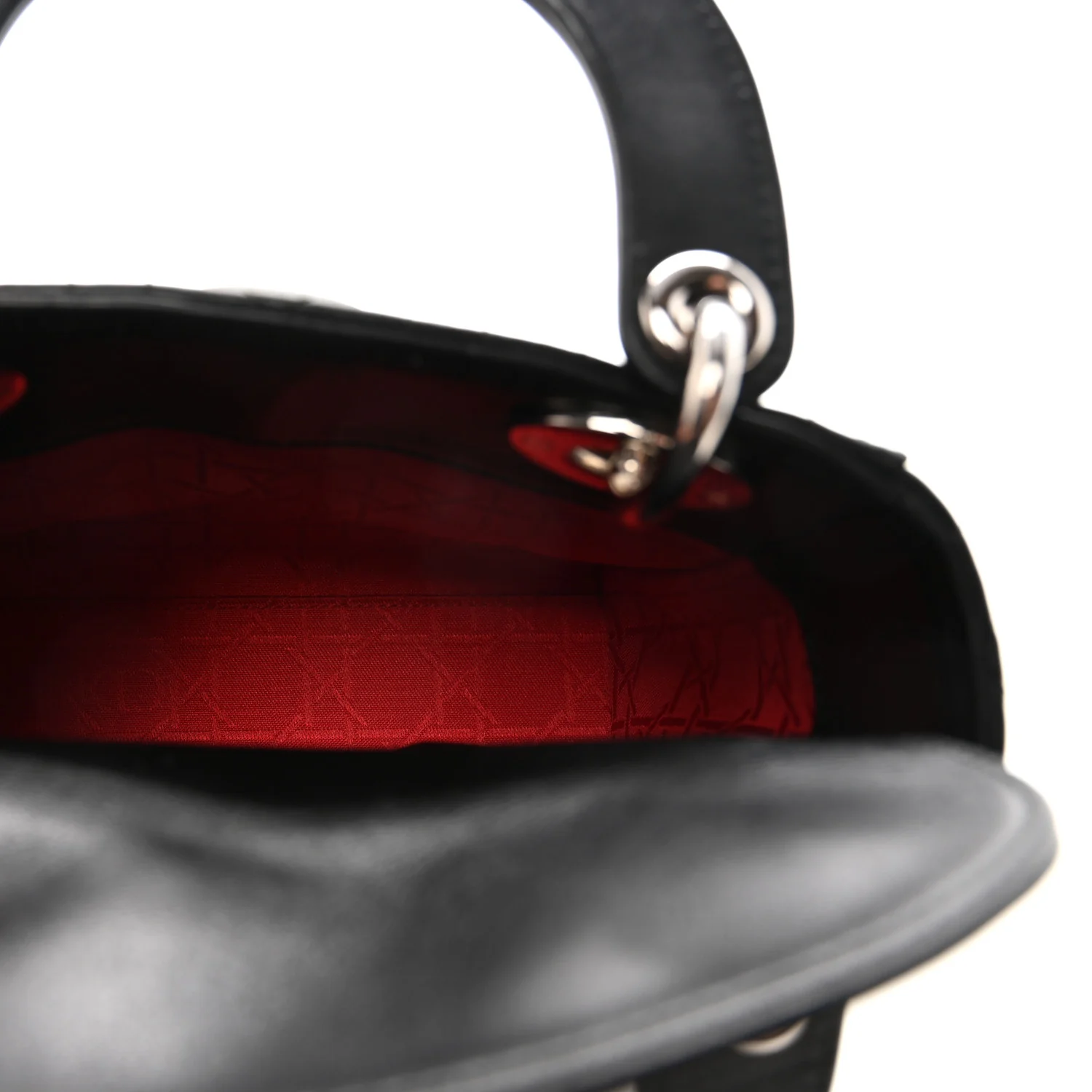 Lambskin Cannage Mini Lady Dior Black - Image 5