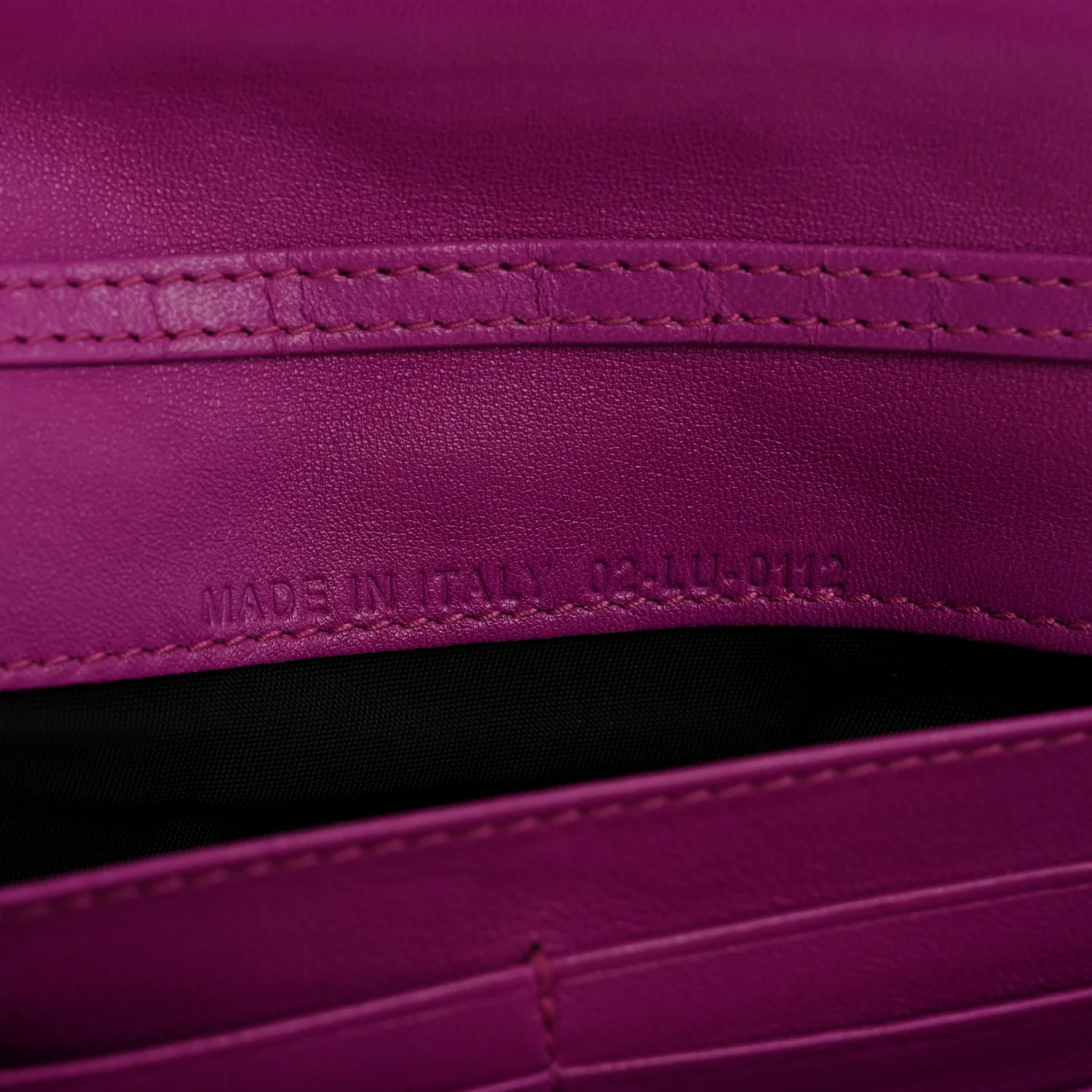 Lambskin Cannage Miss Dior Chain Wallet Dark Pink - Image 7