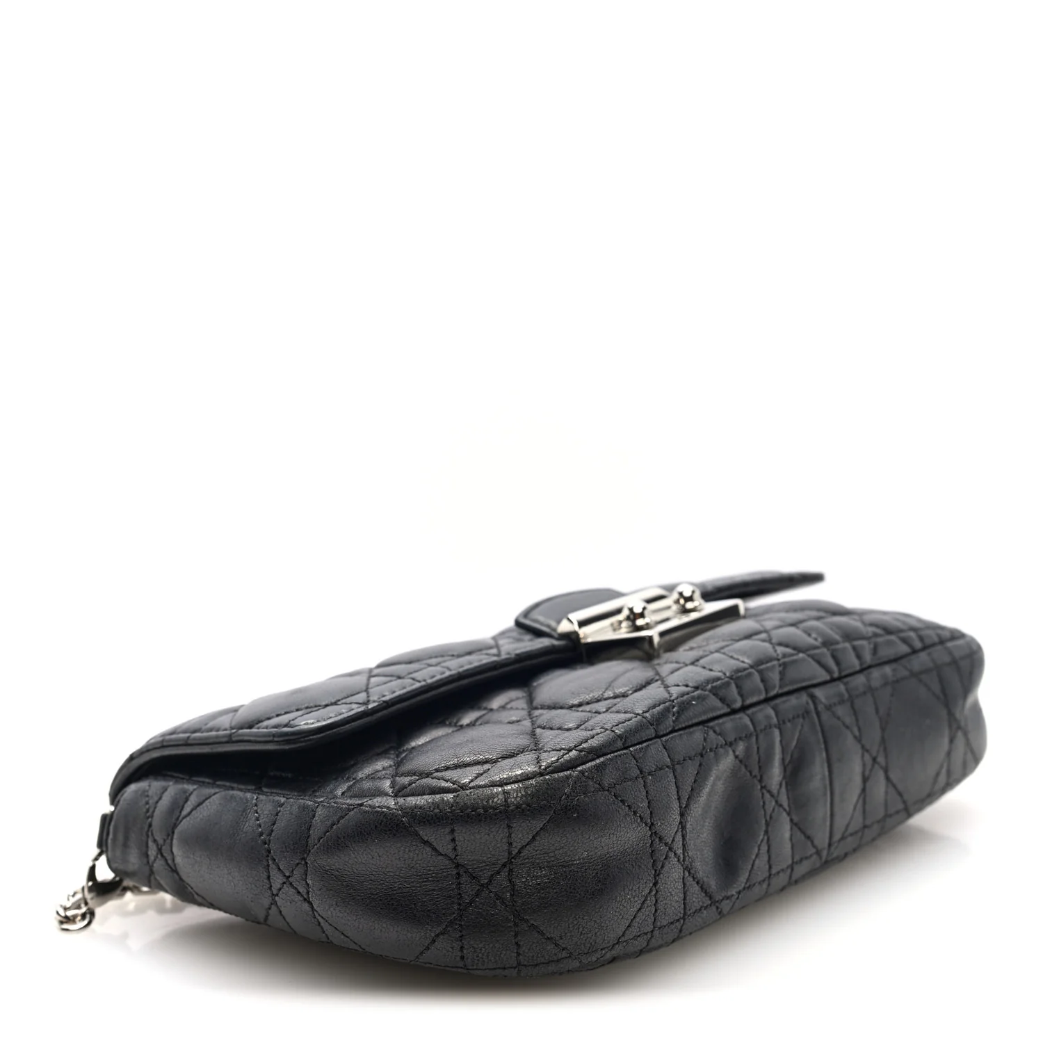 Lambskin Cannage Miss Dior Promenade Pouch Black - Image 4