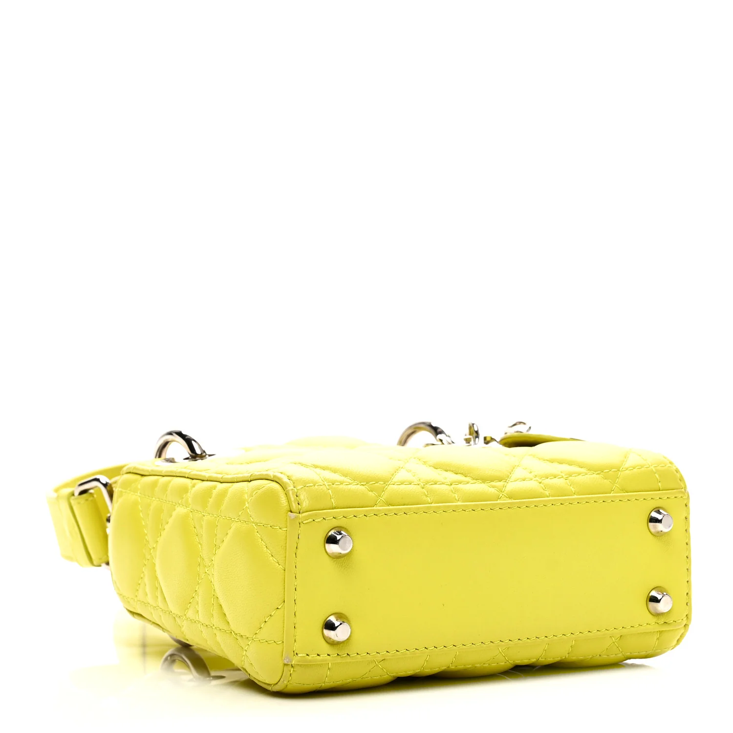 Lambskin Cannage Nano Lady Dior Acid - Image 4