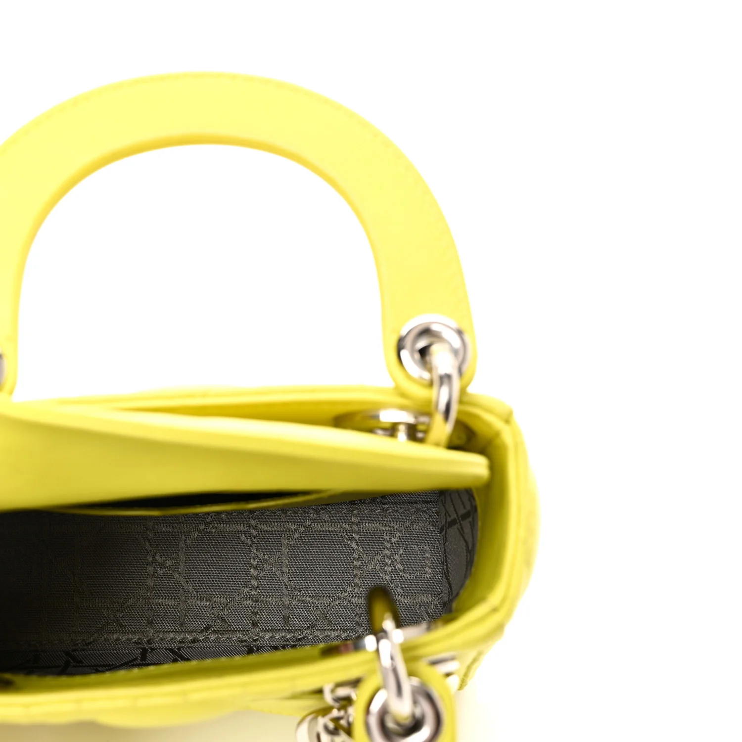 Lambskin Cannage Nano Lady Dior Acid - Image 5