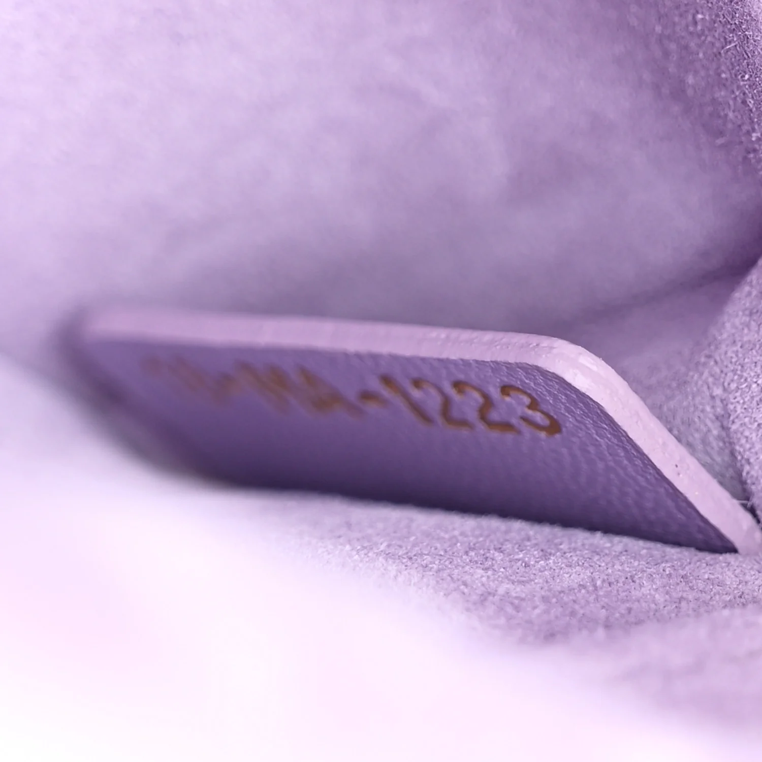 Lambskin Cannage Small Lady D-Joy Lilac - Image 7