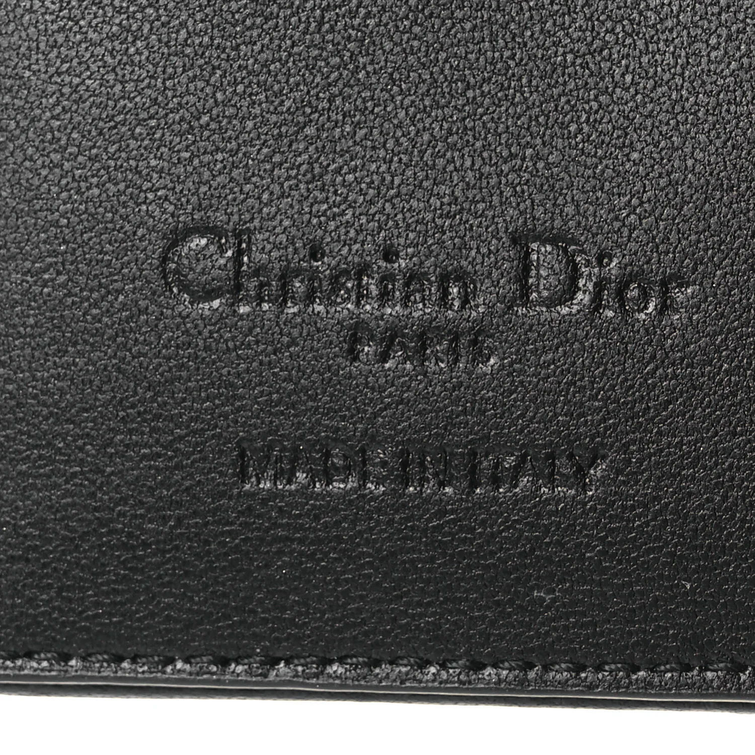 Lambskin Cannage Small Lady Dior Flap Card Holder Black - Image 6