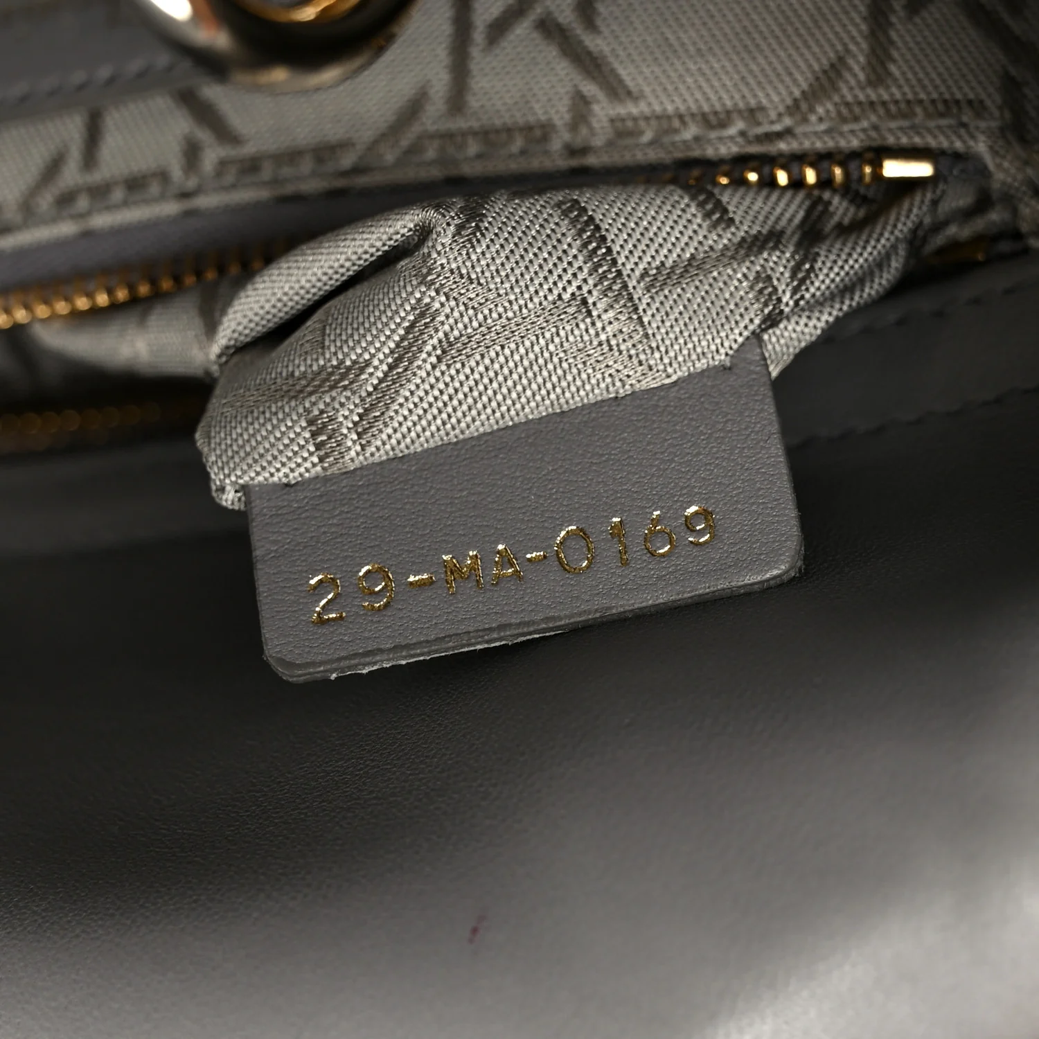 Lambskin Cannage Small Lucky Badges My Lady Dior Grey - Image 7