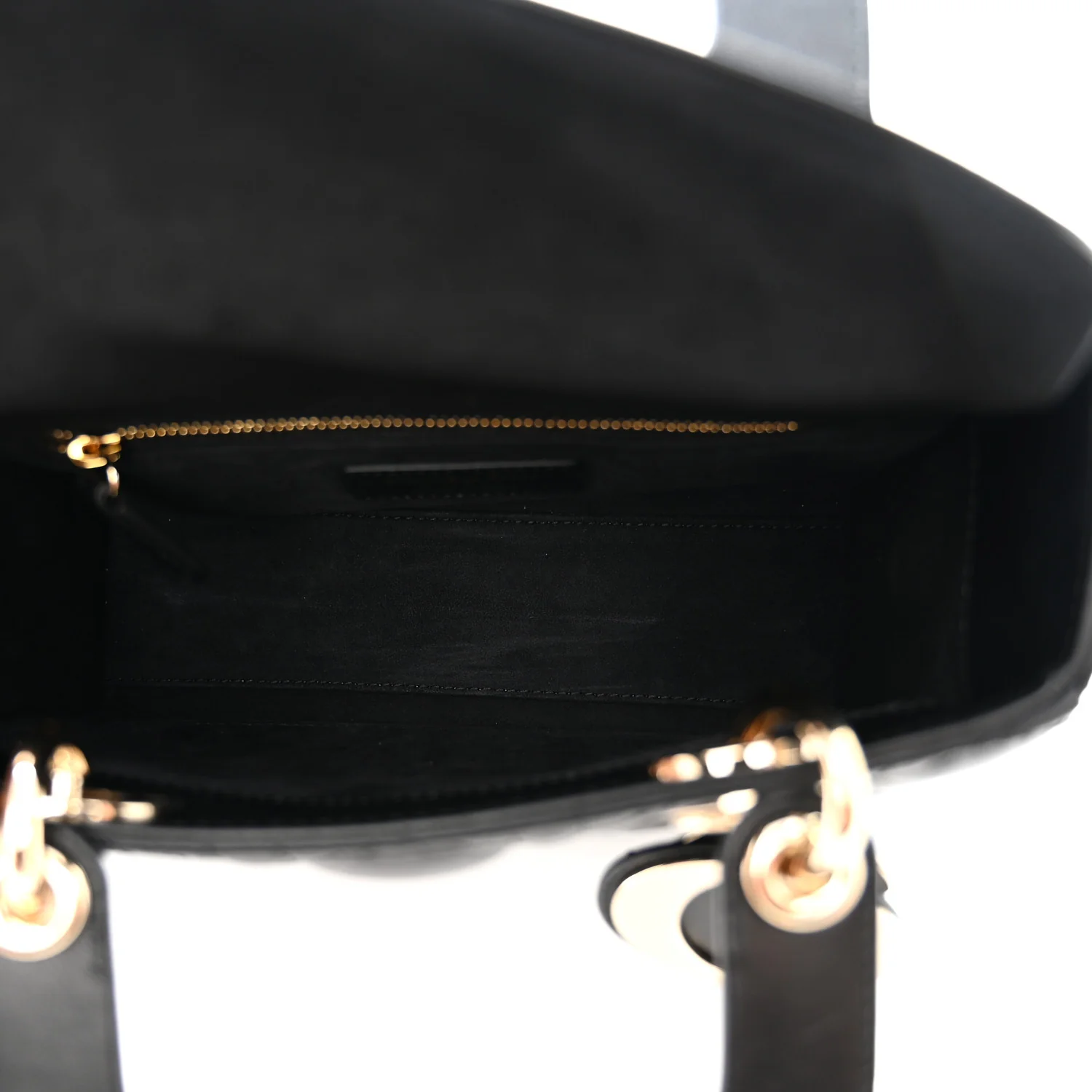 Lambskin Cannage Small My ABCDior Lady Dior Black - Image 5