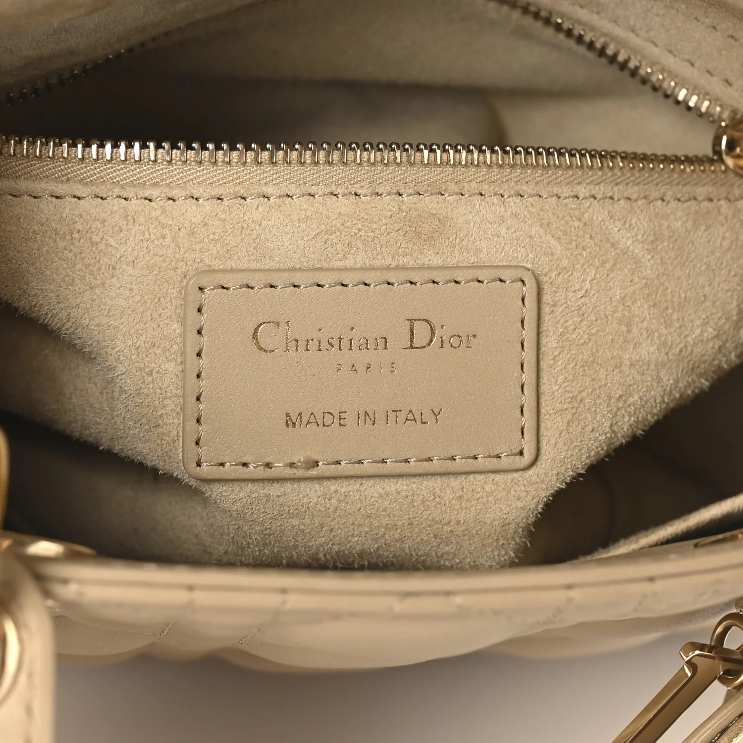 Lambskin Cannage Small My ABCDior Lady Dior Corda - Image 6