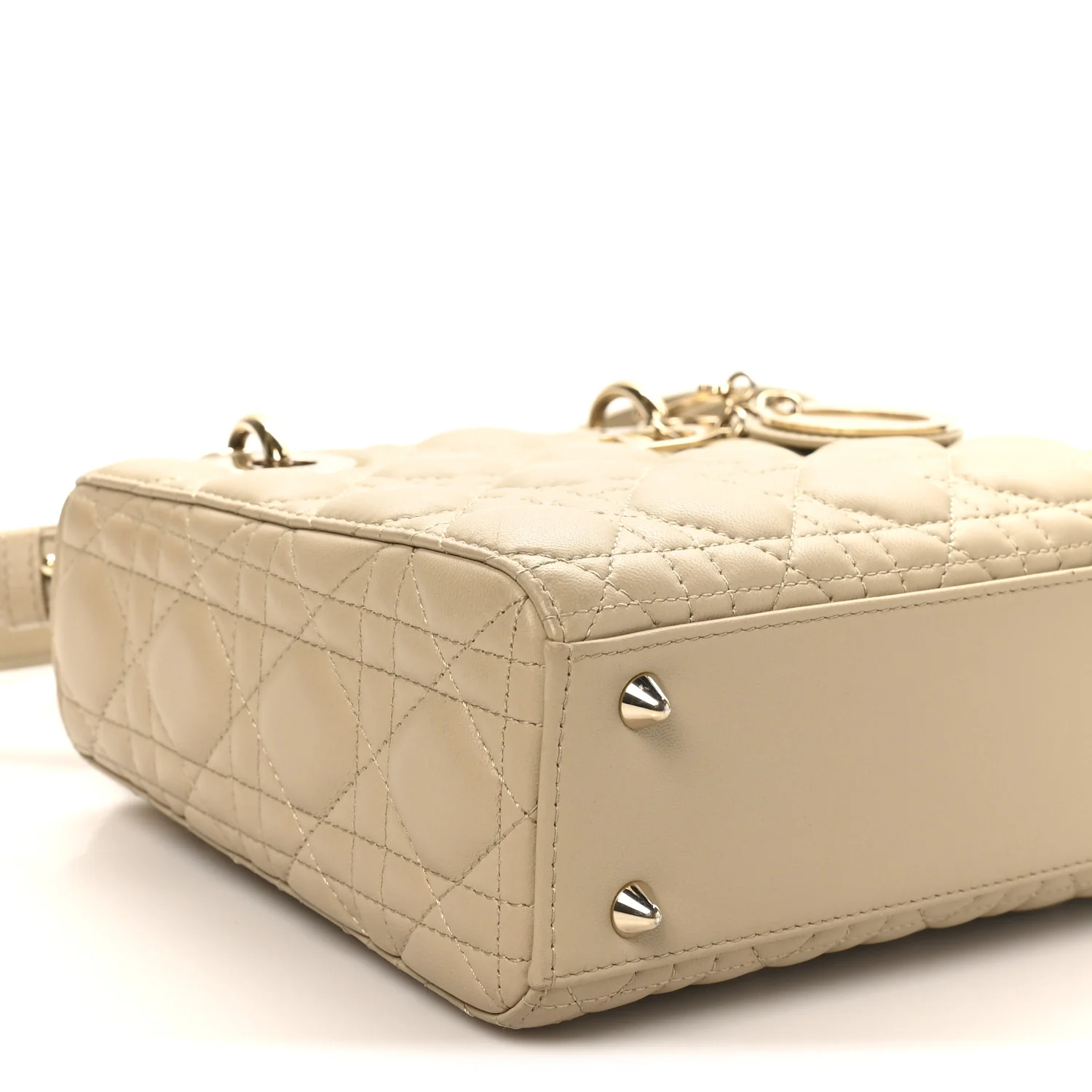 Lambskin Cannage Small My ABCDior Lady Dior Corda - Image 9