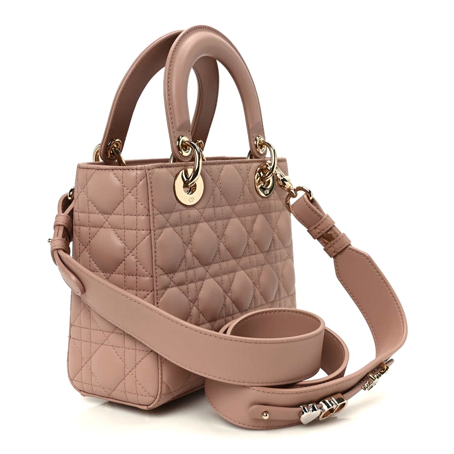 Lambskin Cannage Small My ABCDior Lady Dior Fard - Image 3