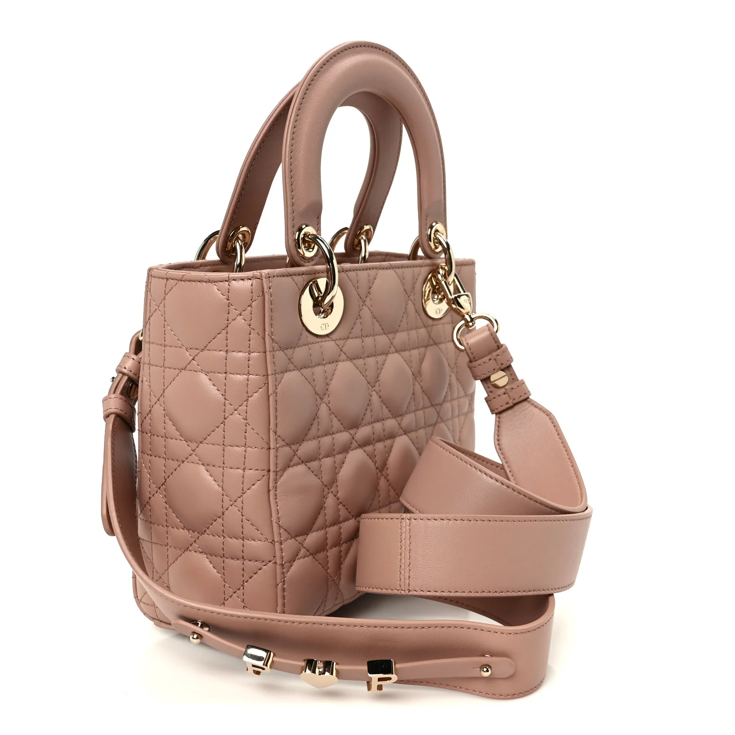 Lambskin Cannage Small My ABCDior Lady Dior Fard - Image 2