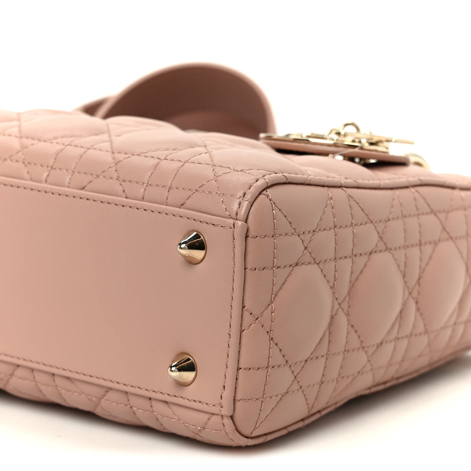 Lambskin Cannage Small My ABCDior Lady Dior Fard - Image 9