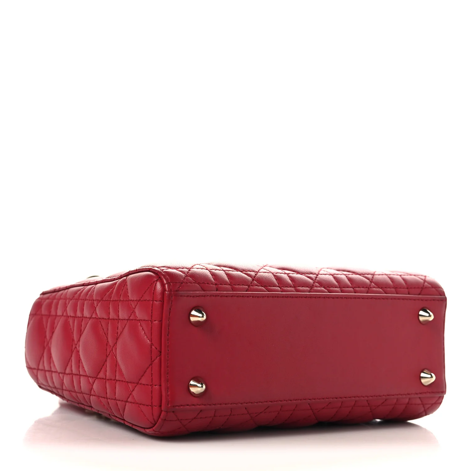 Lambskin Cannage Small My ABCDior Lady Dior Red - Image 3