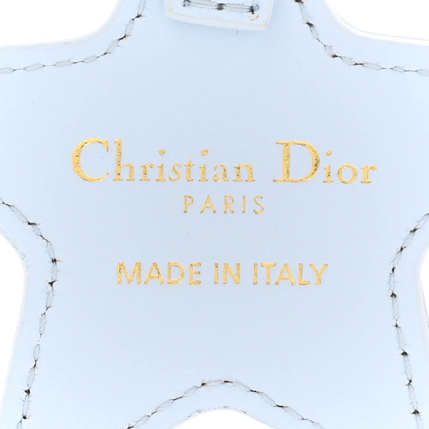 Lambskin Cannage Star Charm Mirror Blue - Image 3