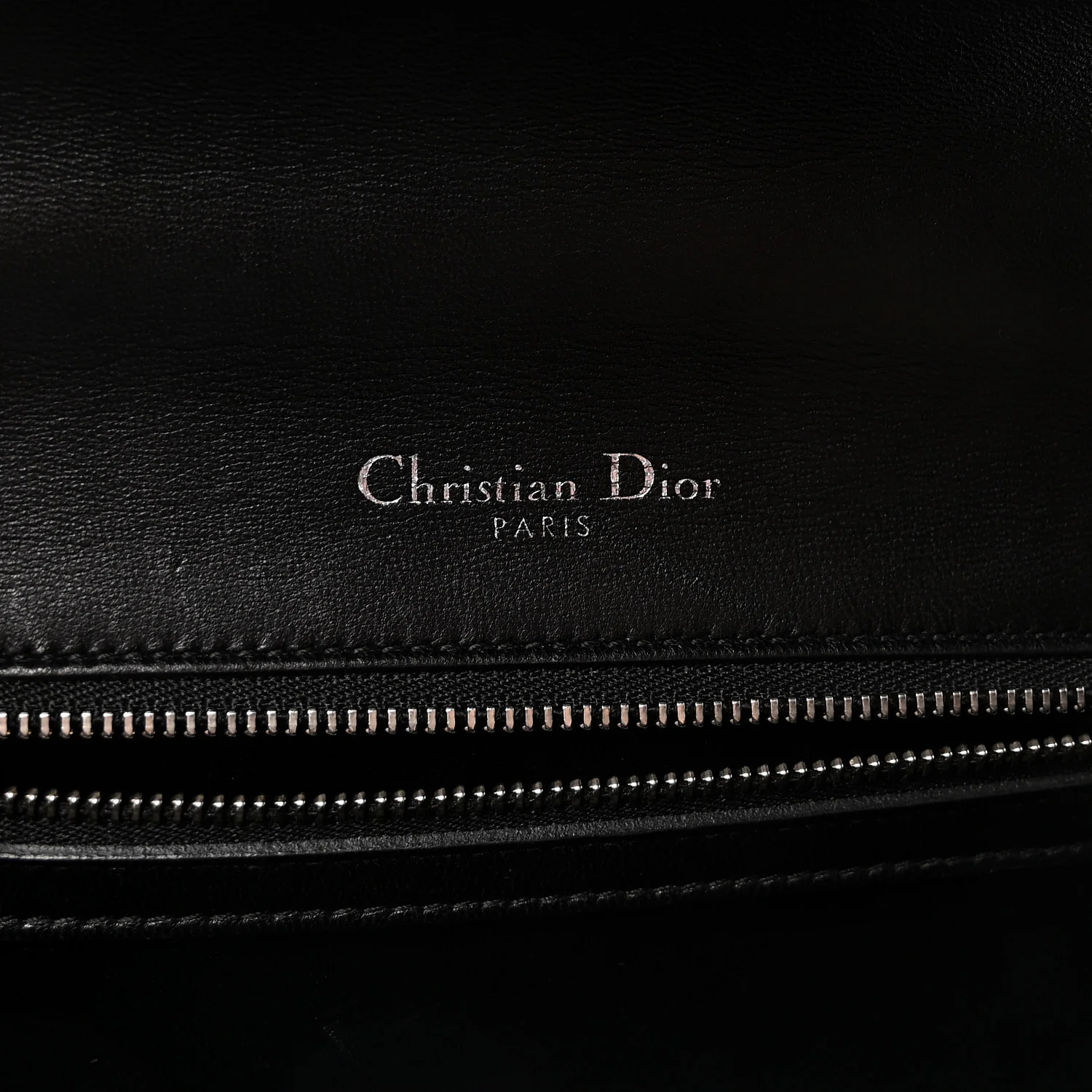 Lambskin Multi Studded Medium Diorama Flap Bag Black - Image 6