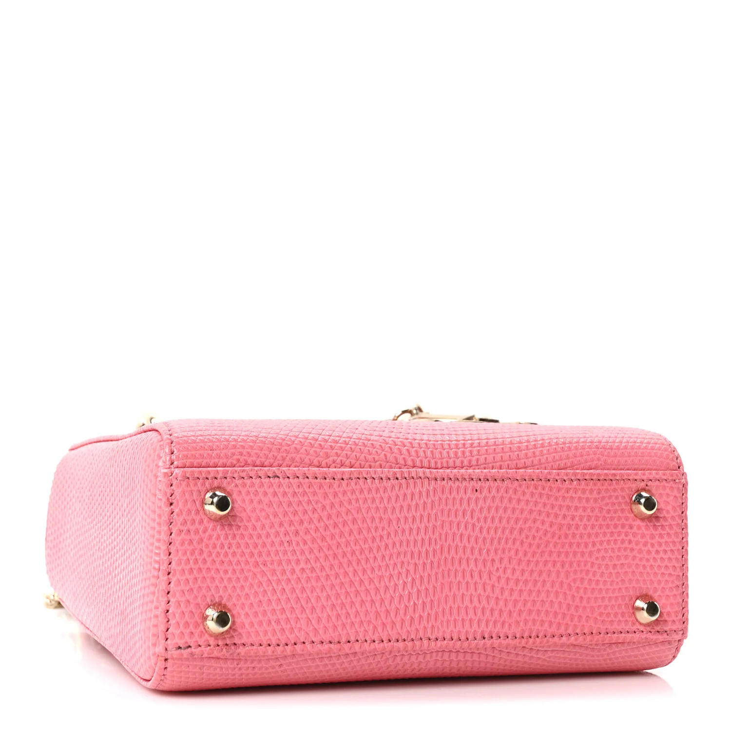 Lizard Mini Lady Dior Pink - Image 4