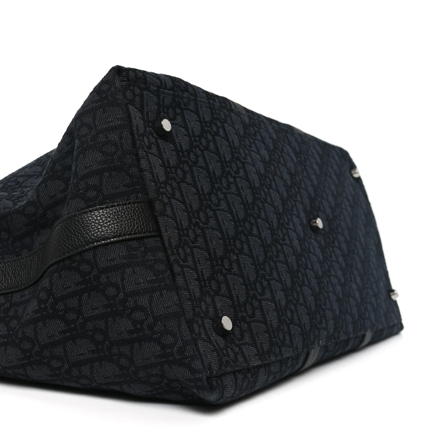 Maxi Oblique Jacquard Weekender 40 Black - Image 9