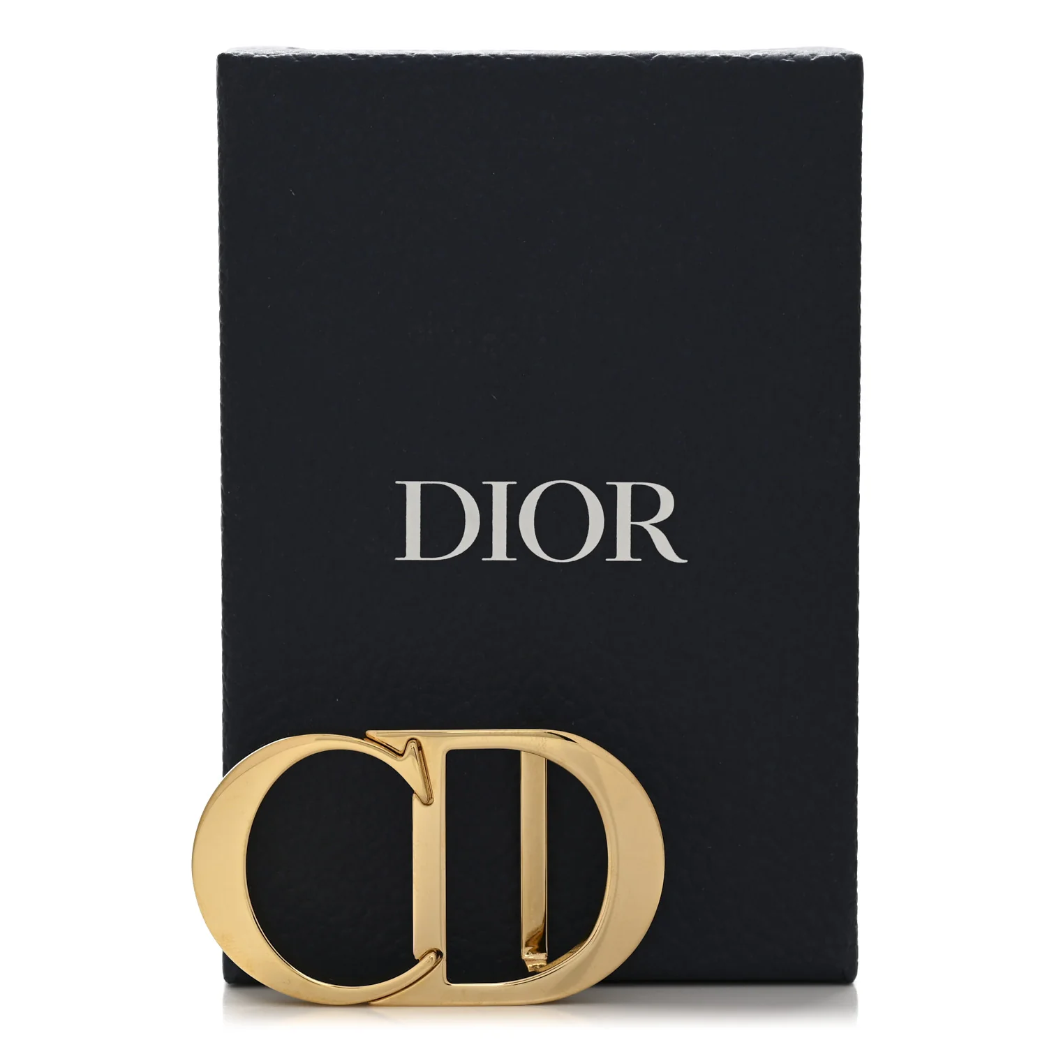 Metal CD Icon 40mm Belt Buckle Gold - Image 5