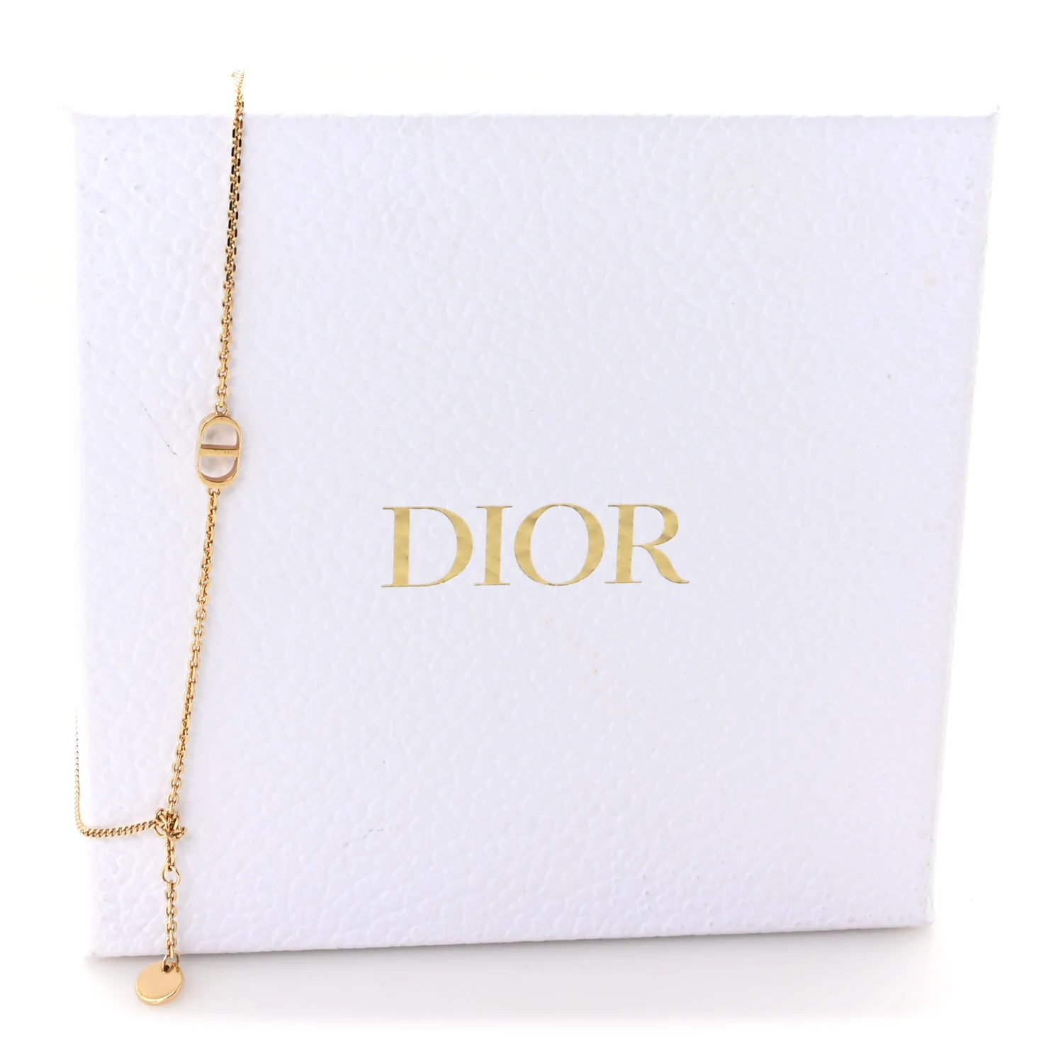Metal Crystal Petit CD Double Bracelet Gold Gold - Image 5