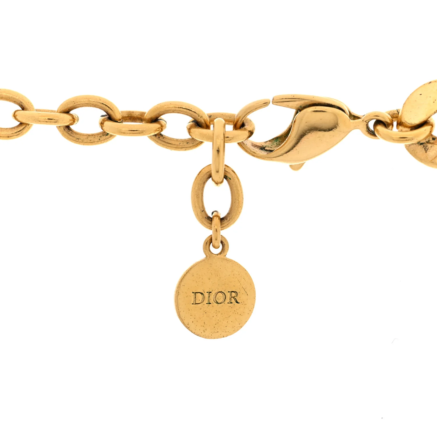 Metal Danseuse Etoile Chain Choker Necklace Gold - Image 4