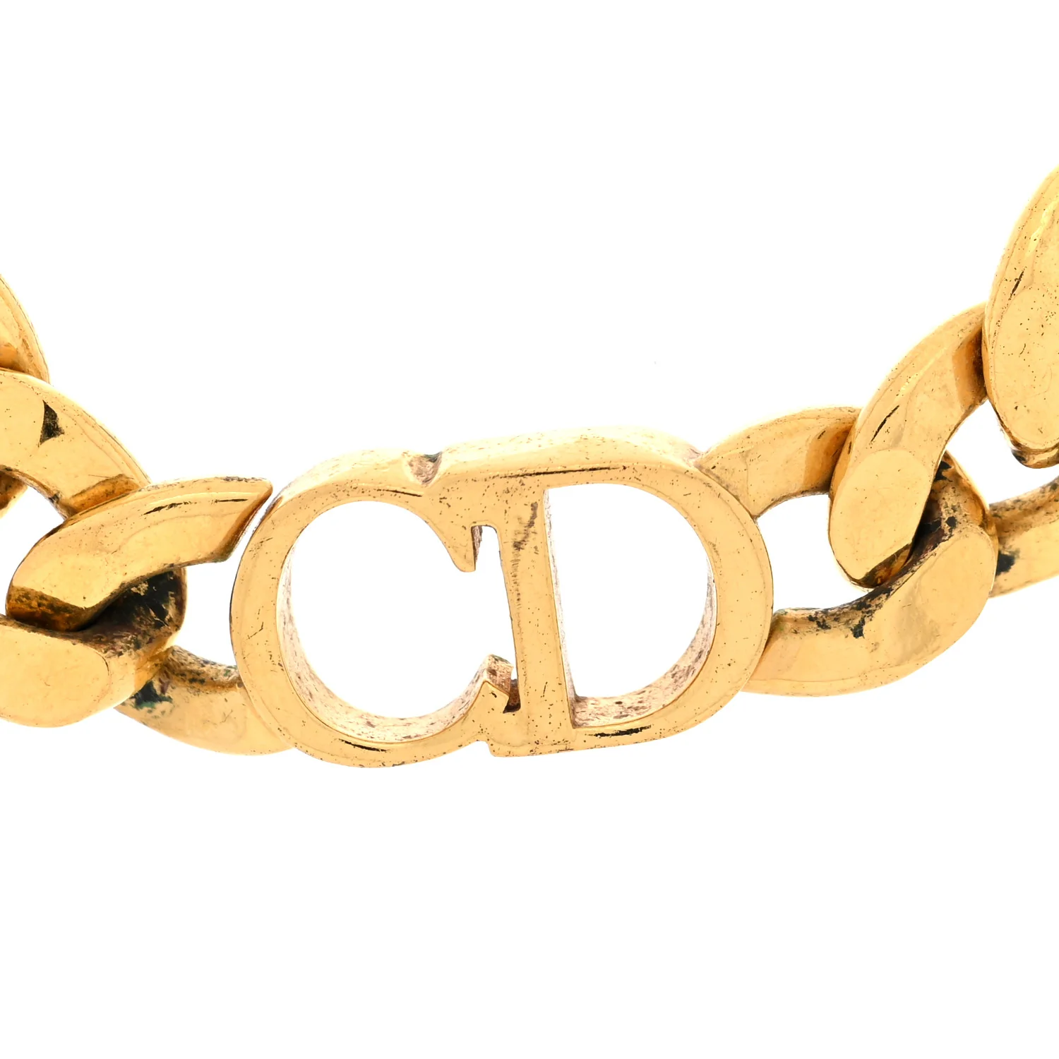 Metal Danseuse Etoile Chain Choker Necklace Gold - Image 5