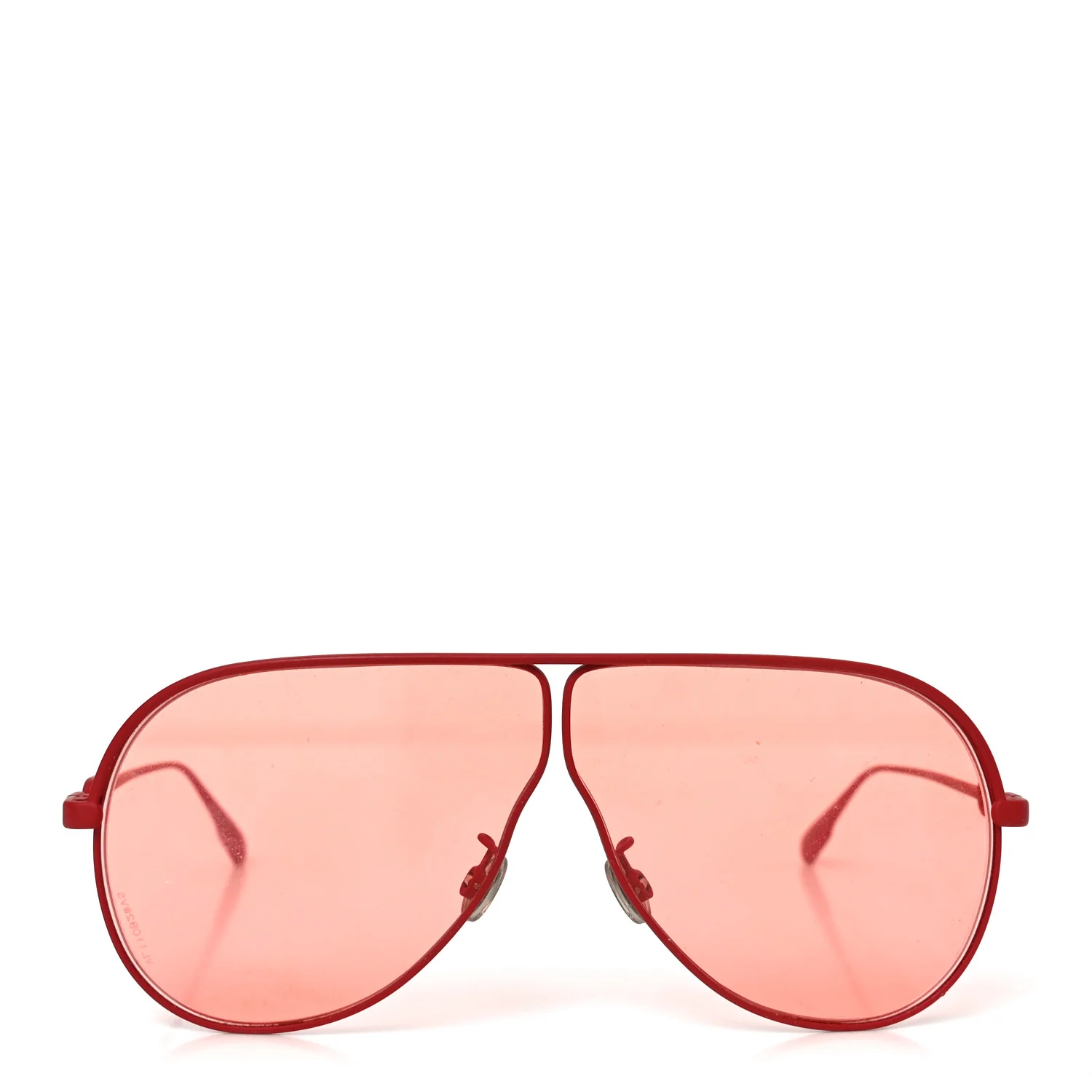 Metal Diorcamp Sunglasses Red - Image 2