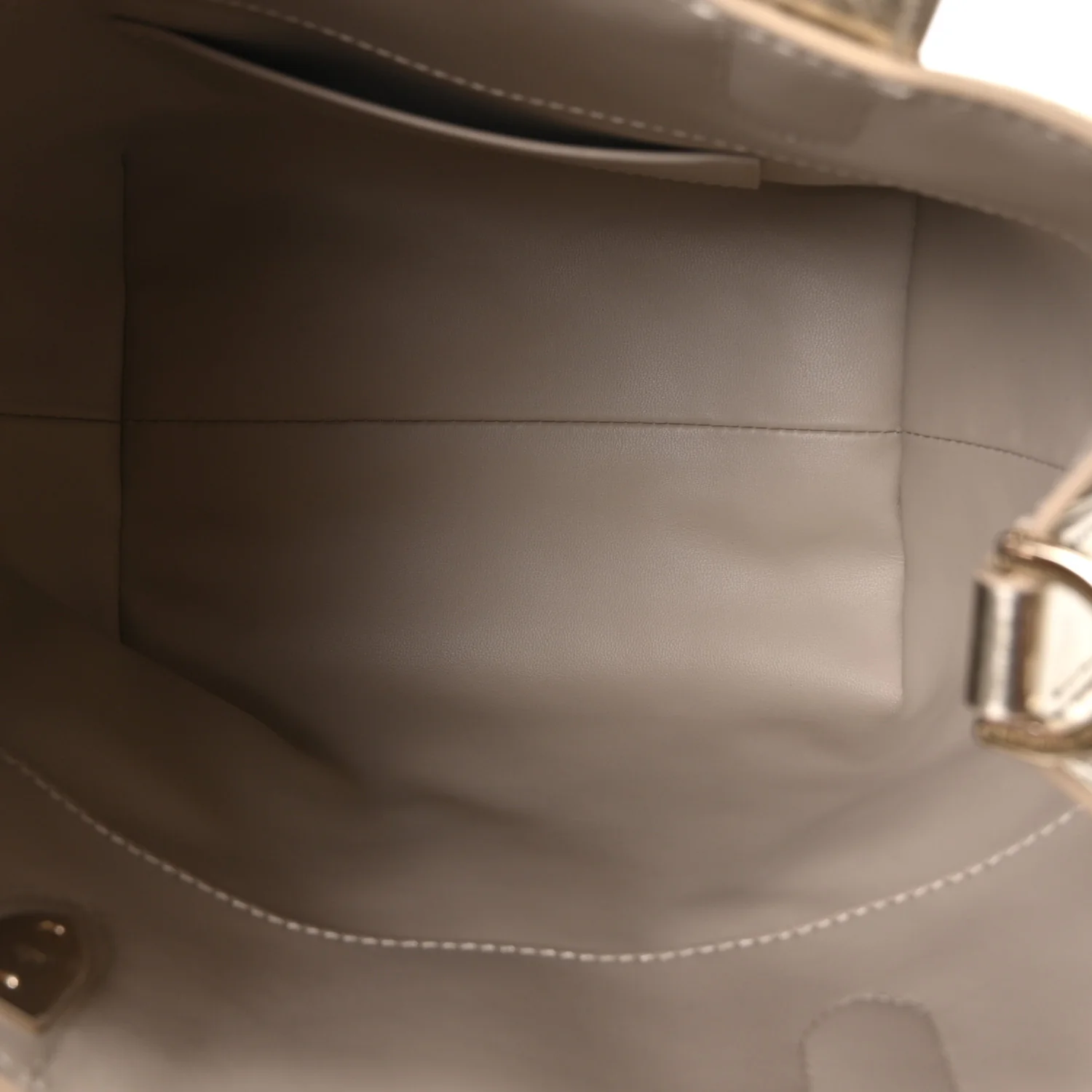 Metallic Calfskin Macrocannage Small Toujours Vertical Tote Gold - Image 5