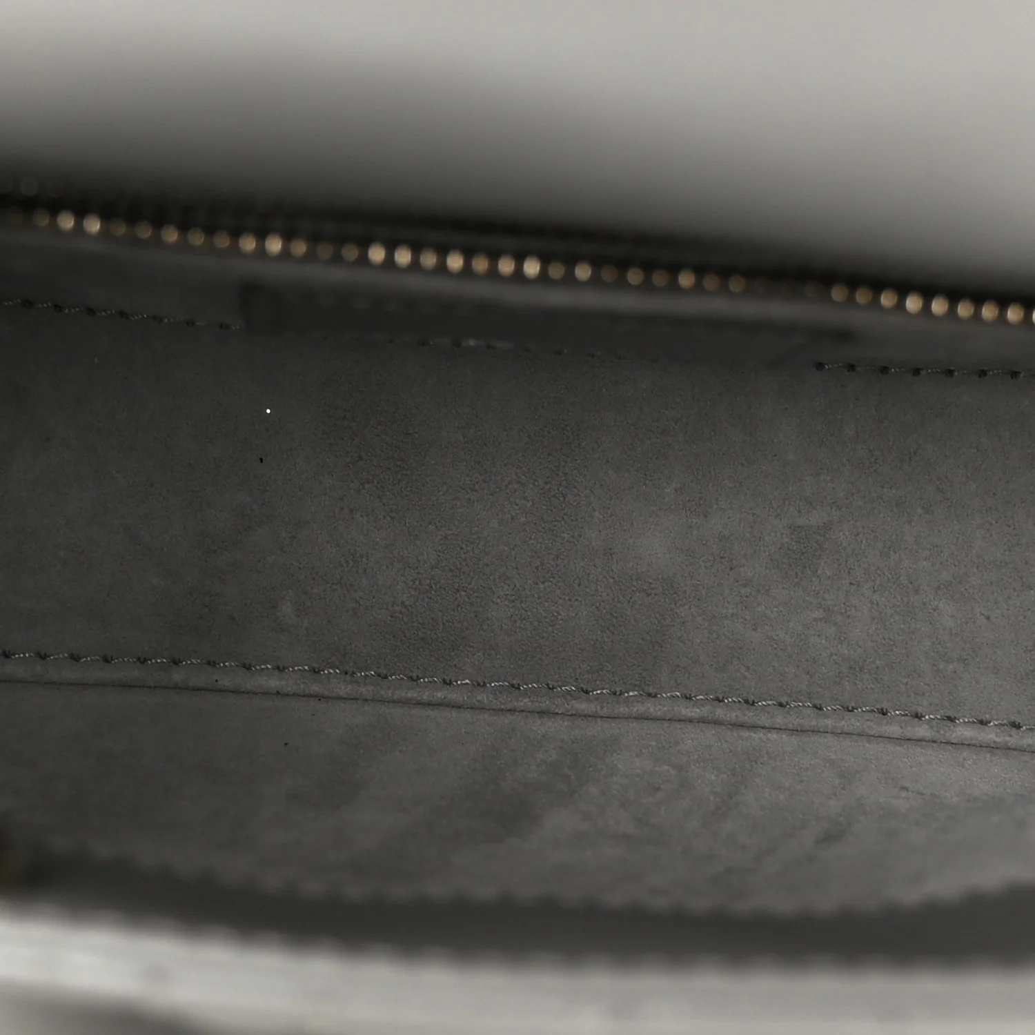 Metallic Lambskin Cannage Mini Lady Dior Grey - Image 4