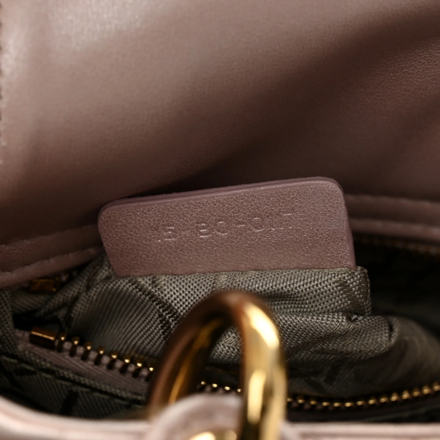 Metallic Lambskin Cannage Mini Lady Dior Lotus - Image 7